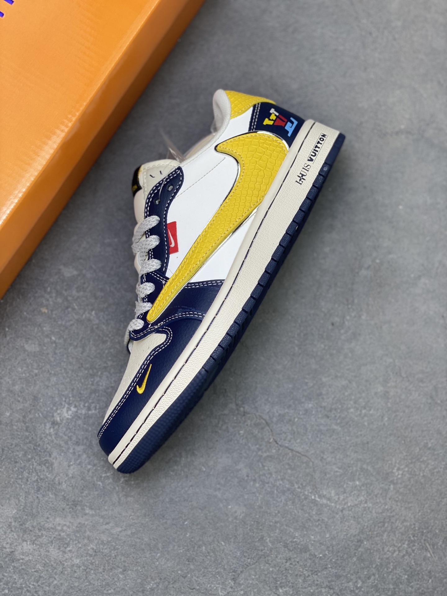 Nike Air Jordan 1 x Louis Vuitton Custom Low-Top Sneakers - Size 36-45.5 7 i1753806069102 1739 0 6