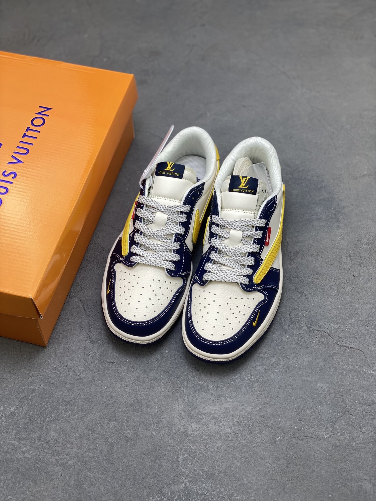 Nike Air Jordan 1 x Louis Vuitton Custom Low-Top Sneakers - Size 36-45.5 8 i1753806077498 3670 0 7