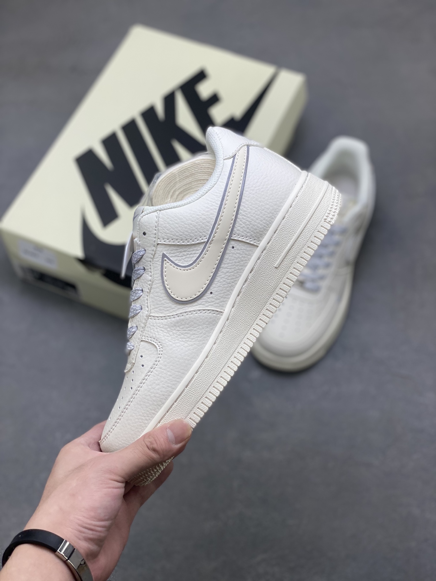 Nike Air Force 1 '07 Low Ivory/Grey Limited Edition Sneakers - Size 36-45 4 i1753806541428 4785 0 2