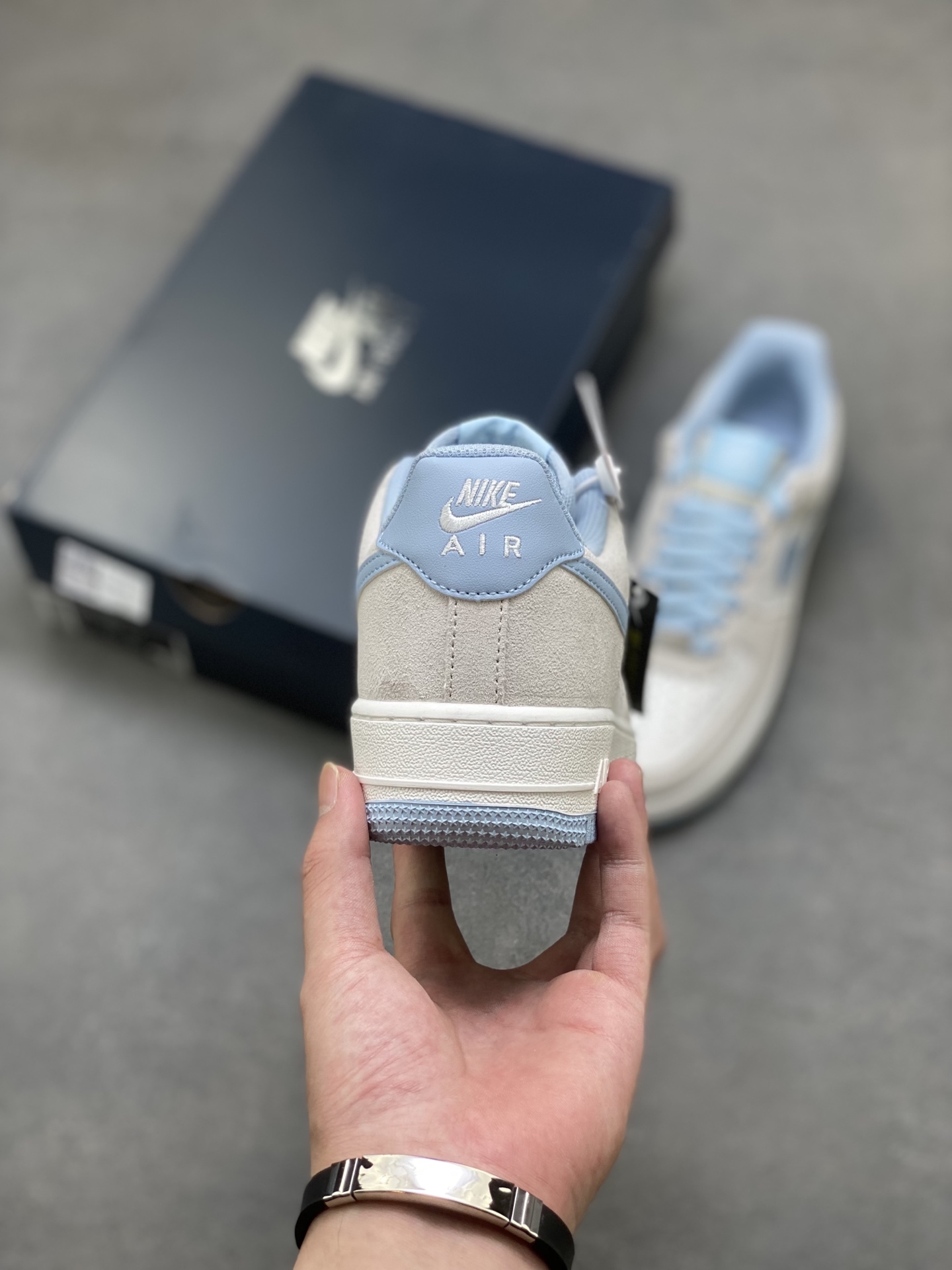 Nike Air Force 1 '07 Low Gray Blue Stitching Casual Sneakers 5 i1754589619108 1224 0 3