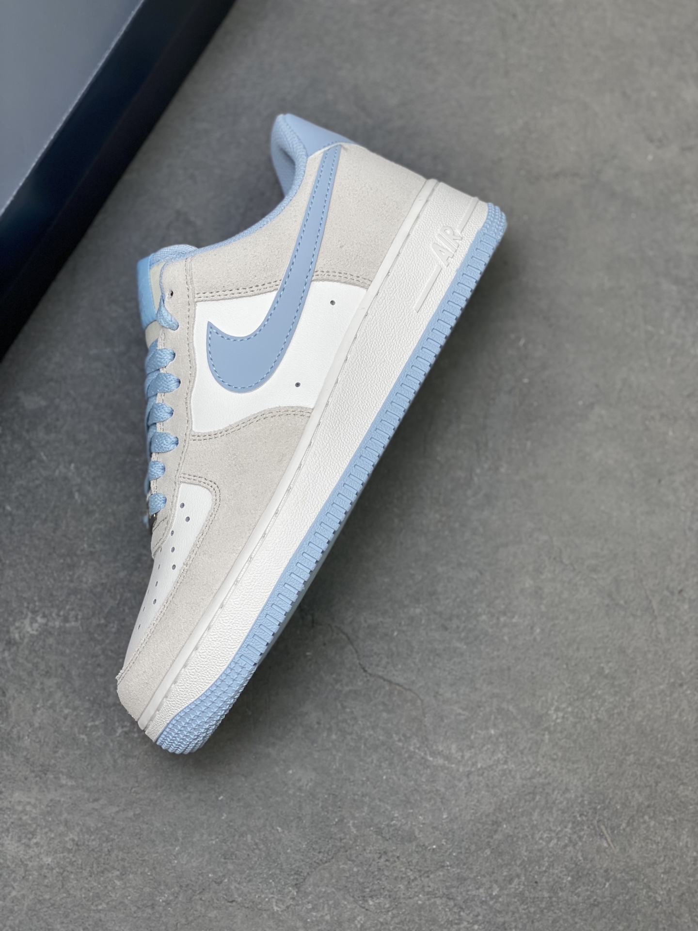 Nike Air Force 1 '07 Low Gray Blue Stitching Casual Sneakers 8 i1754589624183 6692 0 6