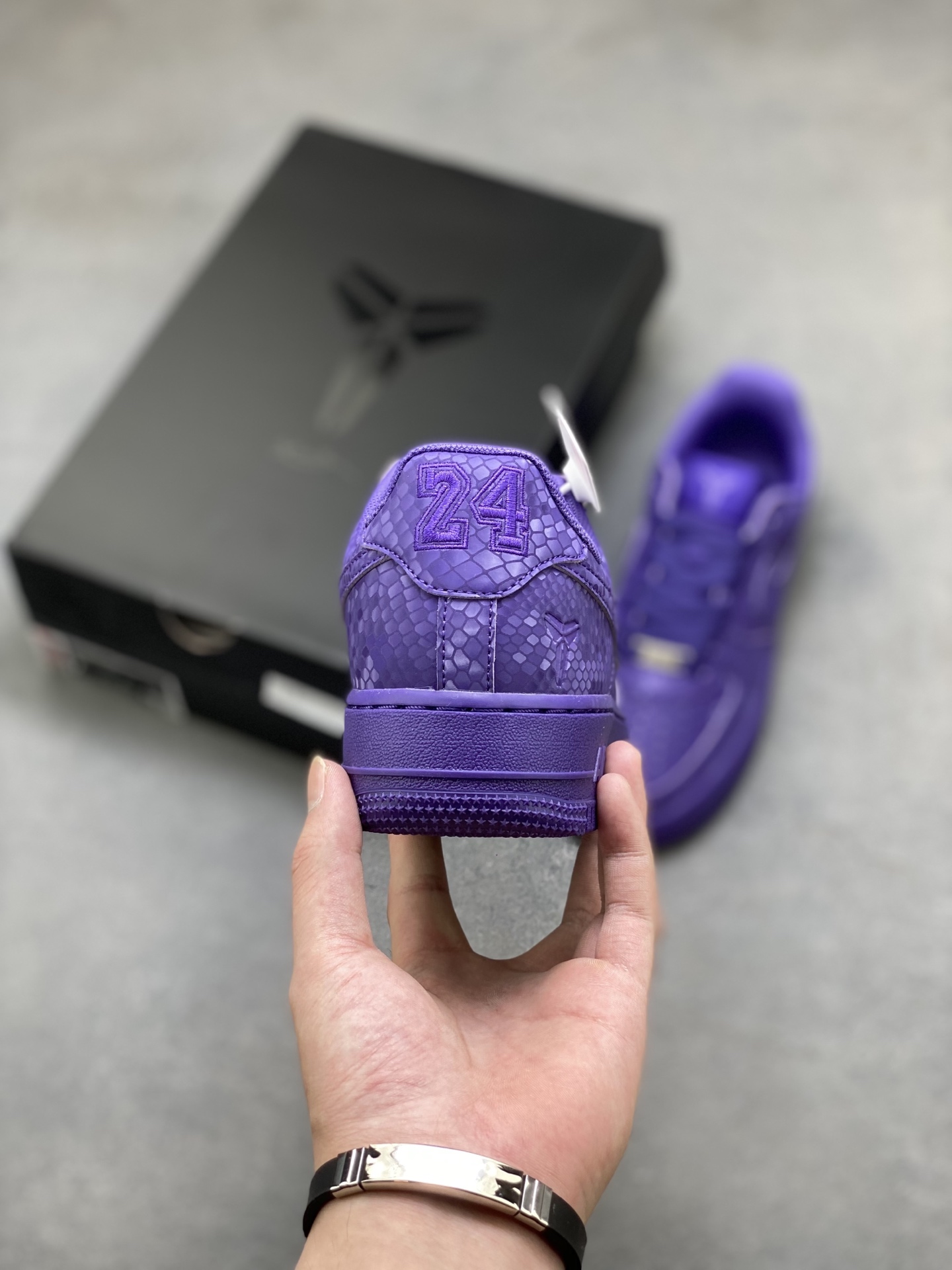 Nike Air Force 1 '07 Low Purple Snakeskin Leather Sneakers IB0018-500 5 i1754848893151 6282 0 3