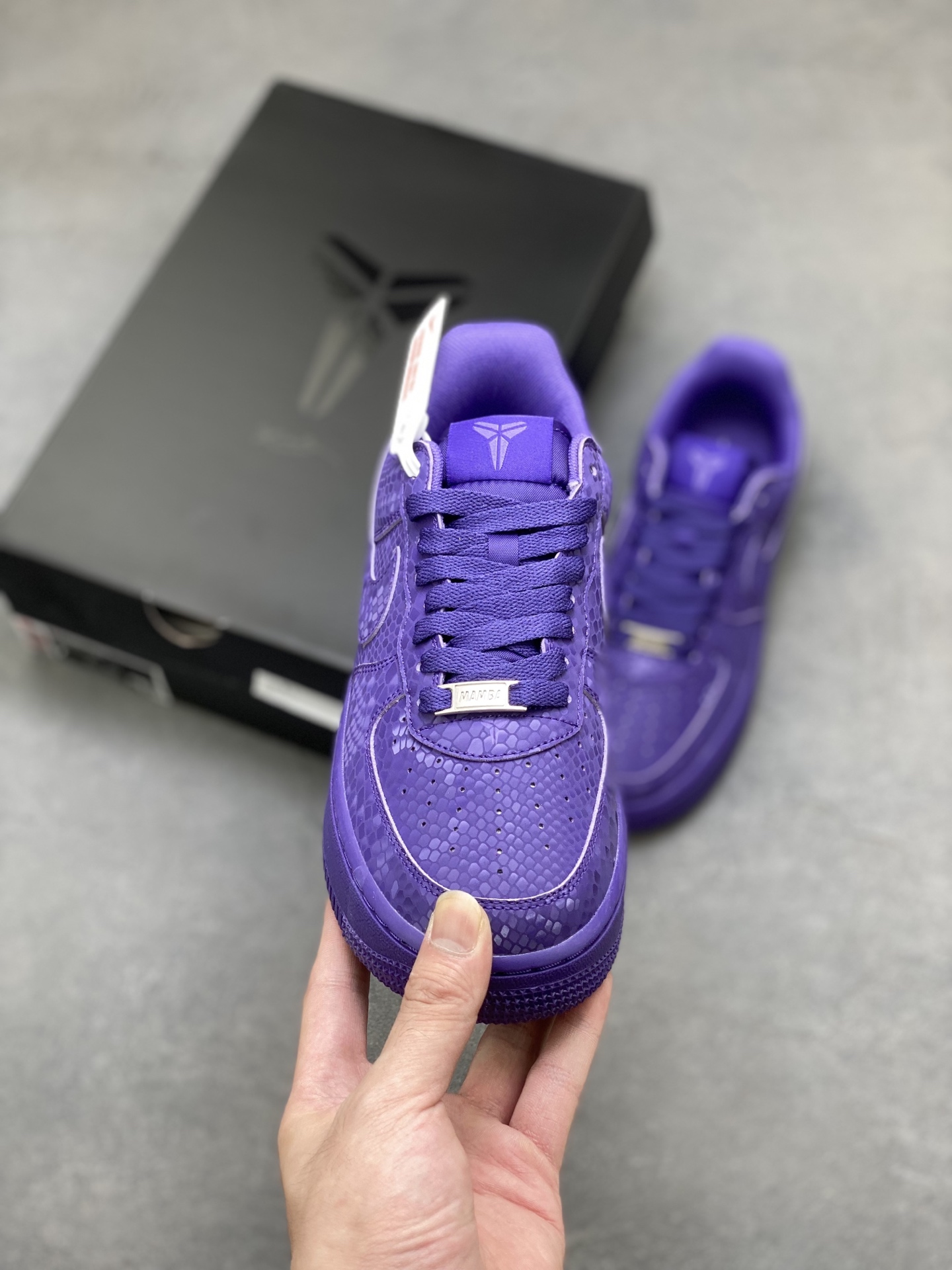 Nike Air Force 1 '07 Low Purple Snakeskin Leather Sneakers IB0018-500 3 i1754848893767 4339 0 1
