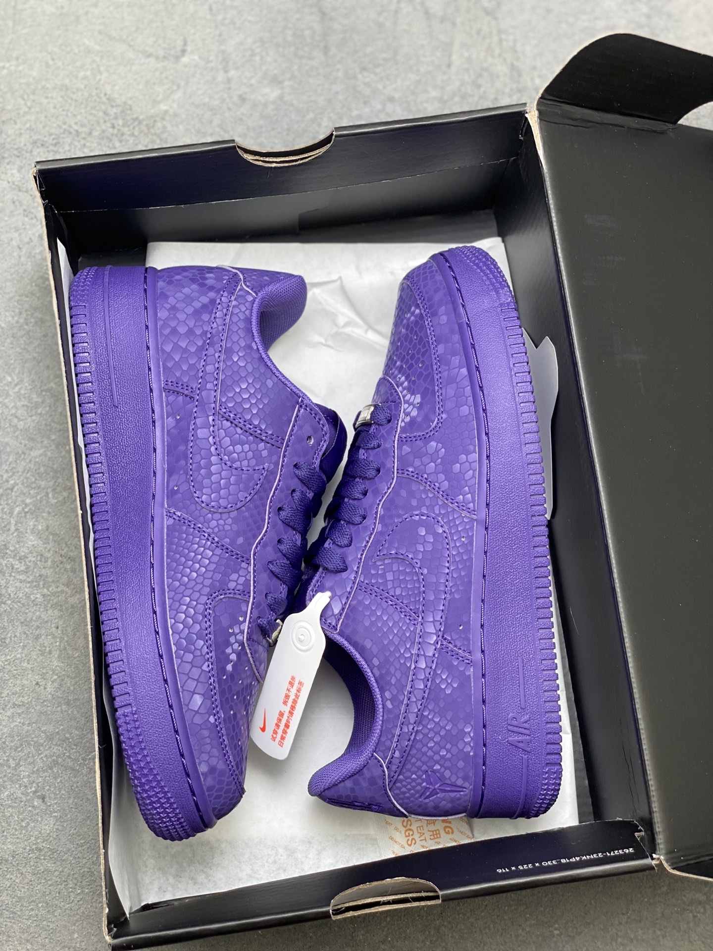 Nike Air Force 1 '07 Low Purple Snakeskin Leather Sneakers IB0018-500 10 i1754848898798 359 0 8