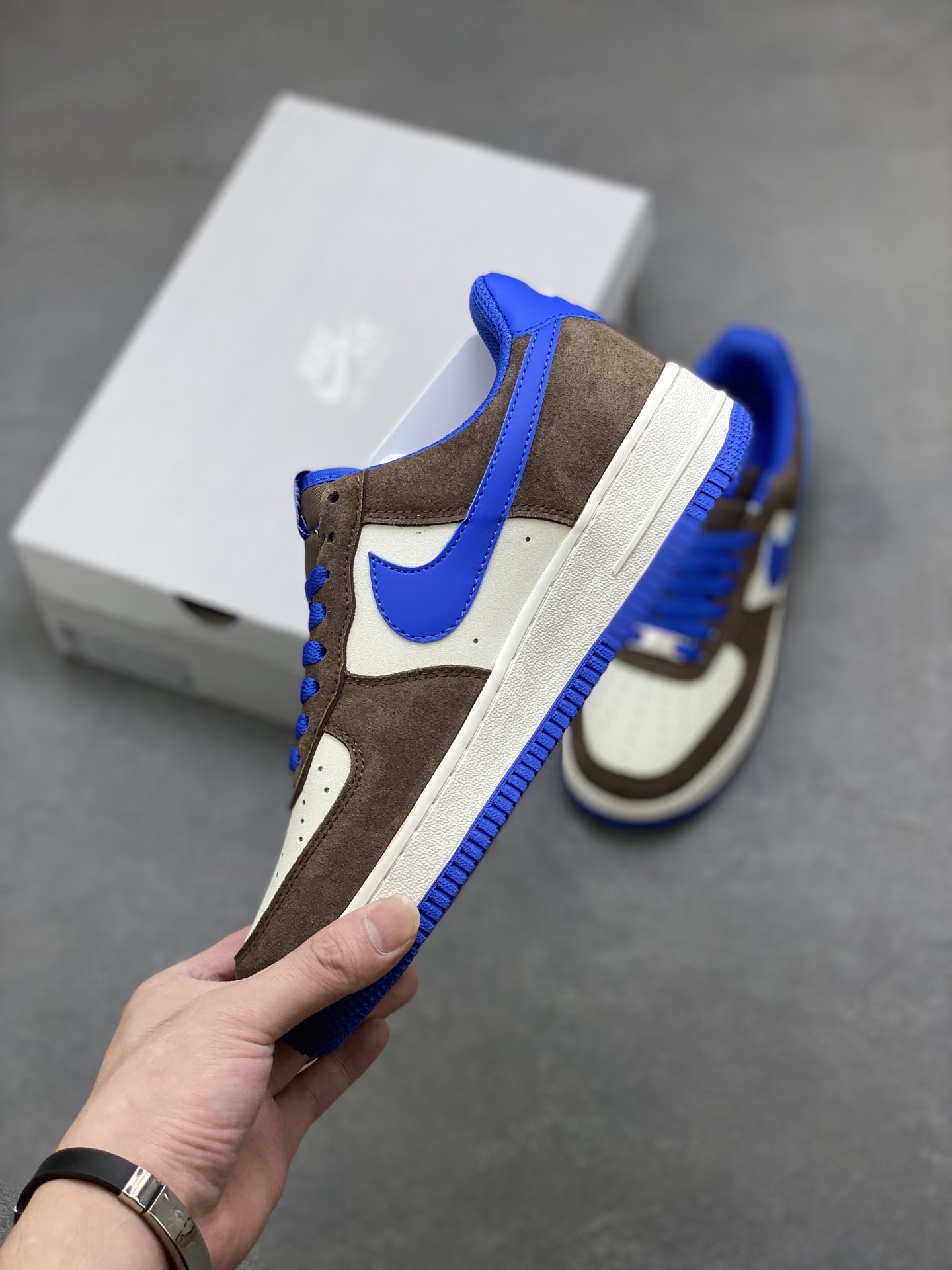 Nike Air Force 1 '07 Low Brown/Blue Limited Edition Sneakers 4 i1754848959130 8388 0 2