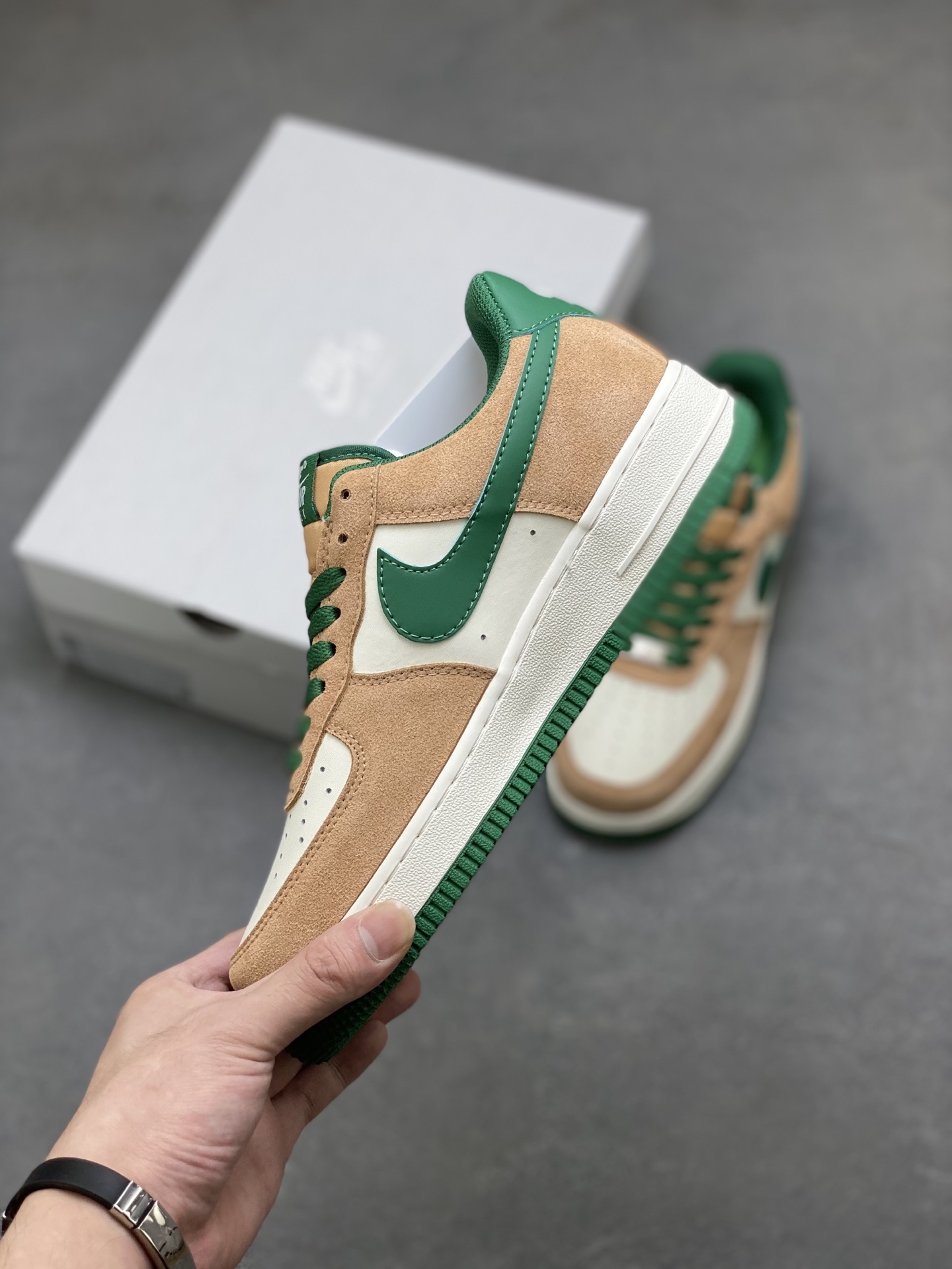 Nike Air Force 1 '07 Low Casual Shoes - Brown/Green, Limited Edition 4 i1754849357898 4318 0 2