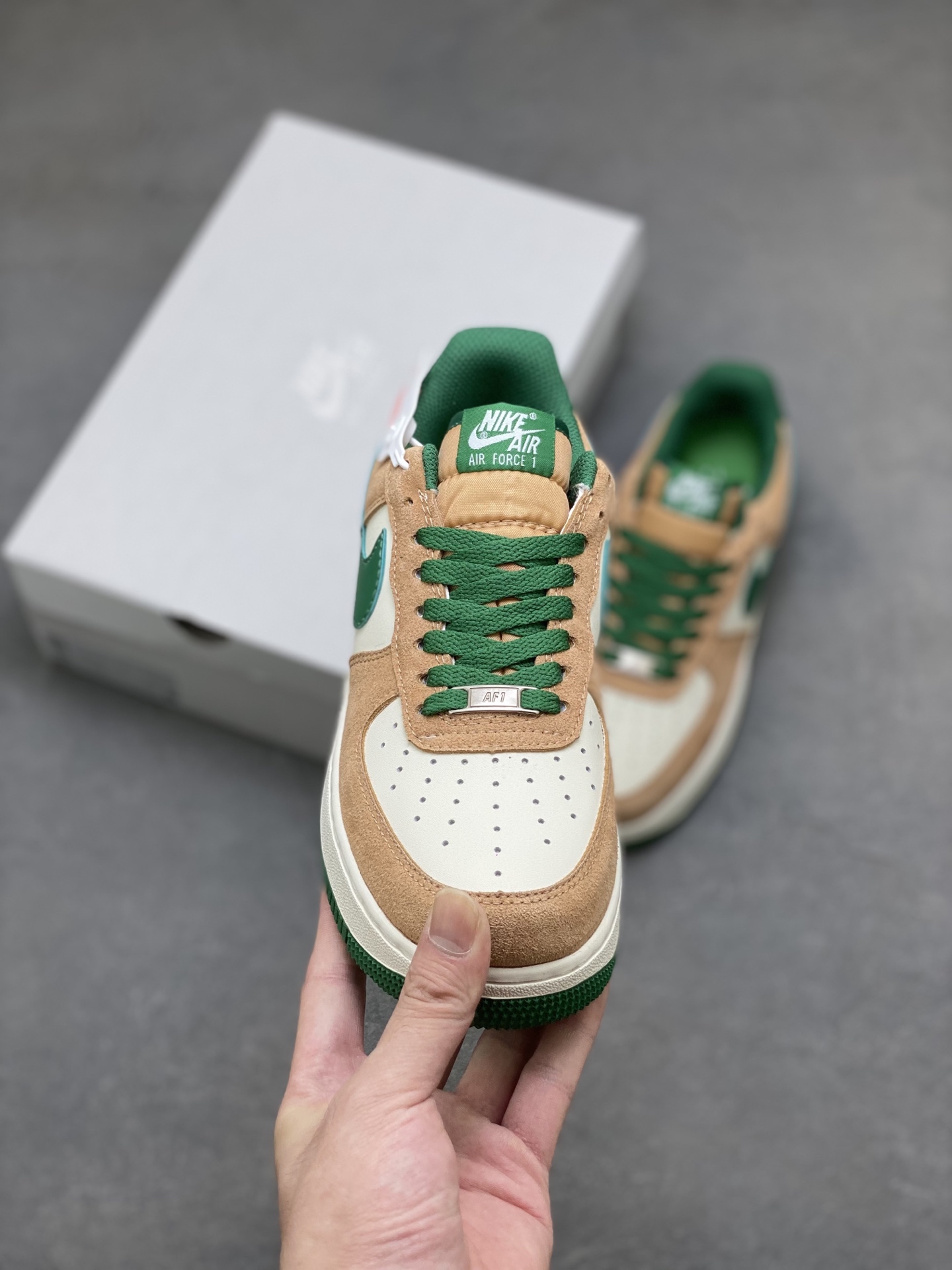 Nike Air Force 1 '07 Low Casual Shoes - Brown/Green, Limited Edition 3 i1754849370403 4122 0 1