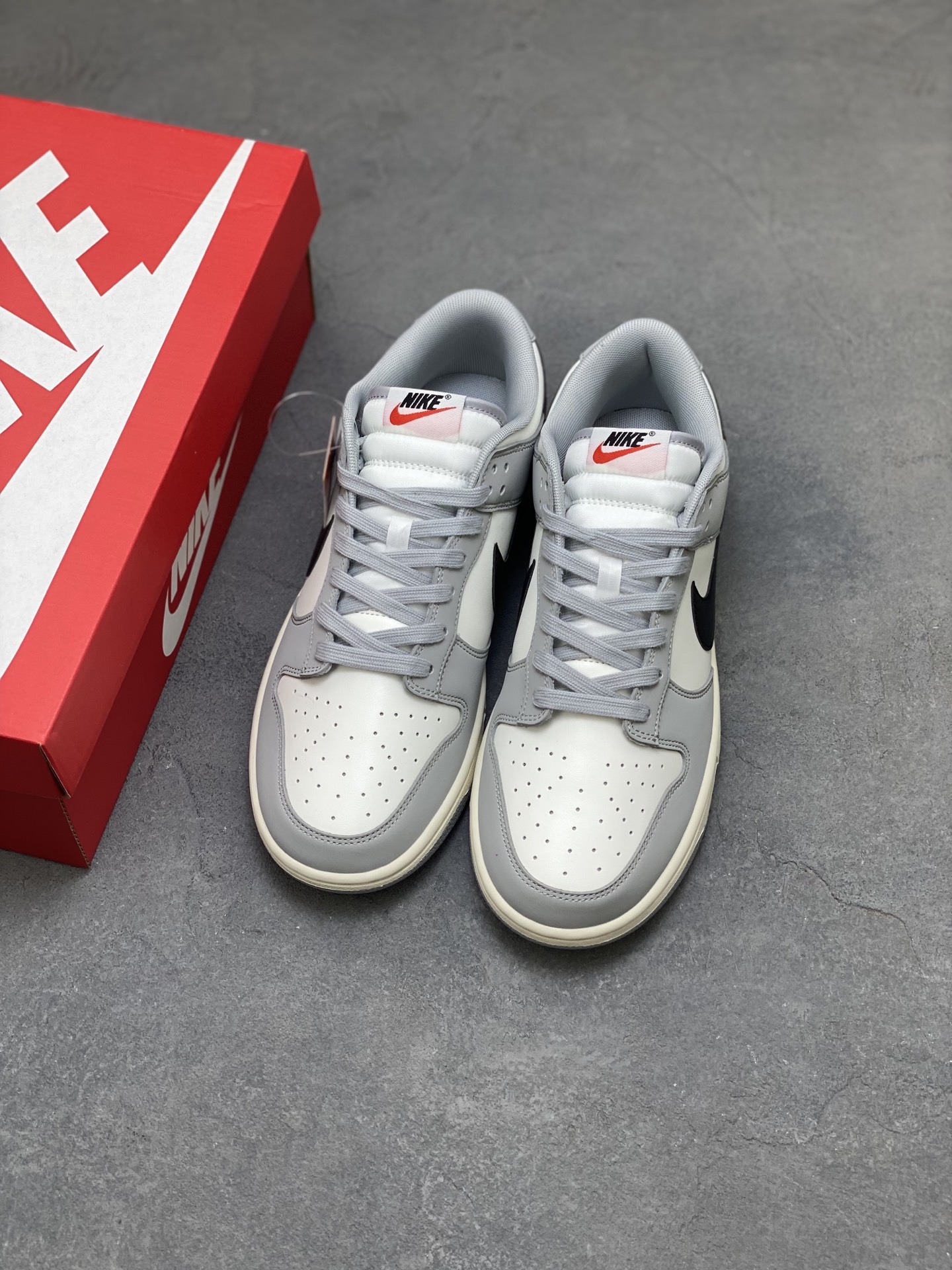 Nike Dunk Low Retro 'DIY' Custom Gray & White Leather Sneaker (IB3079-101) 9 i1755014744729 3369 0 7