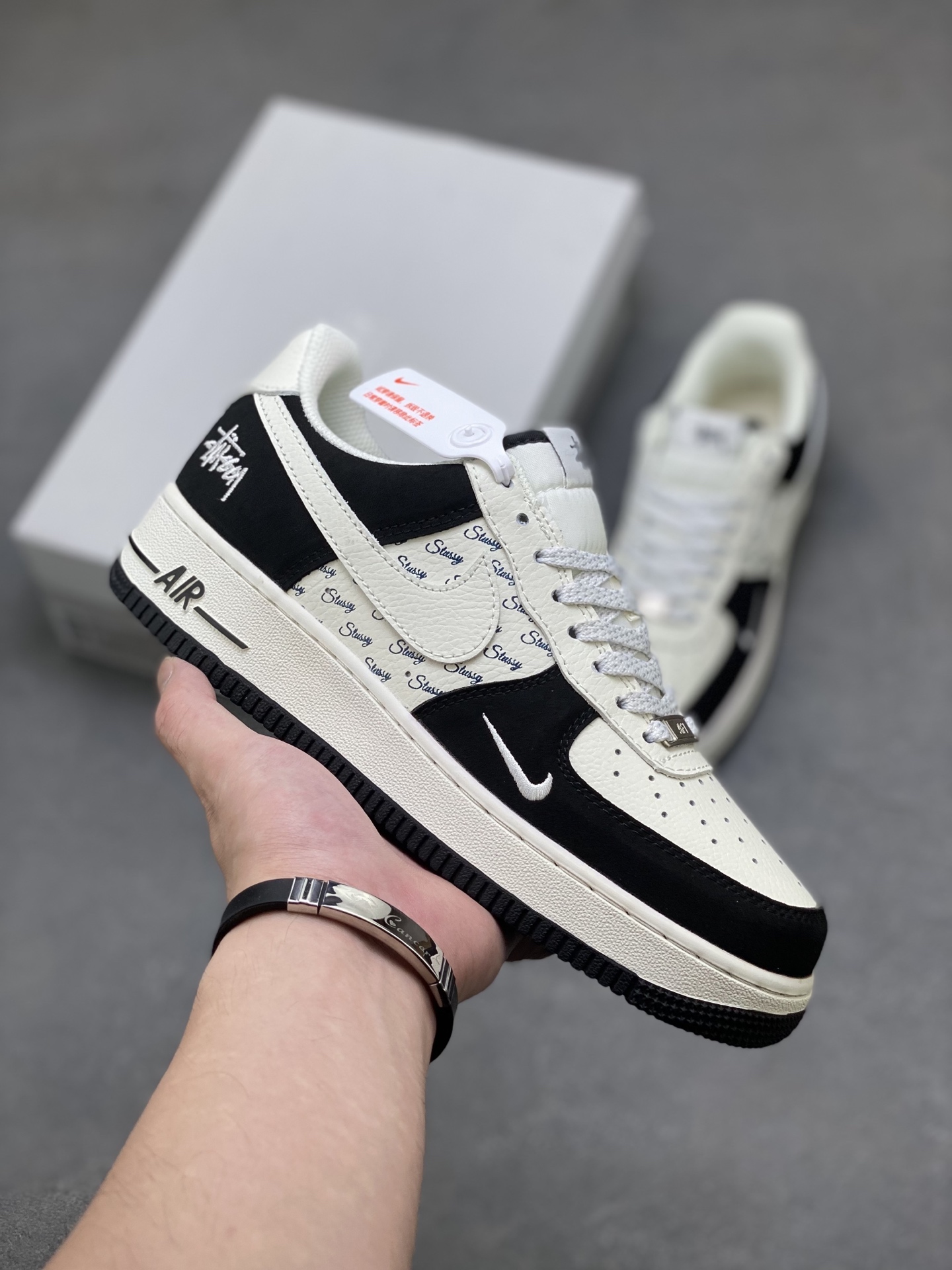 Nike Air Force 1 '07 Low Black and White Sneakers Size 36-45 2 i1755015228963 5440 0 0