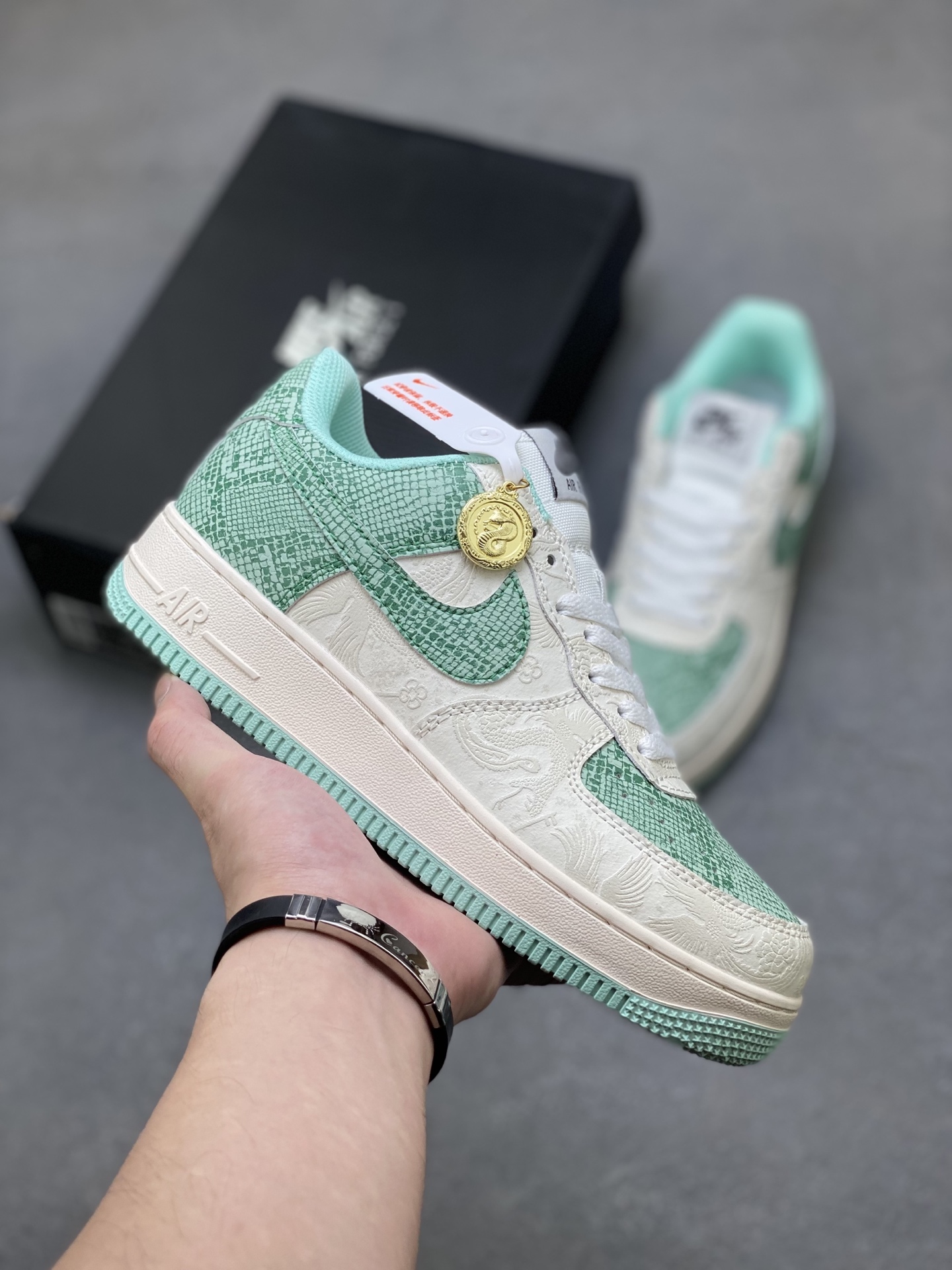 Nike Air Force 1 '07 Low Mint Green Dragon Limited Edition Sneakers 2 i1755015281433 9270 0 0