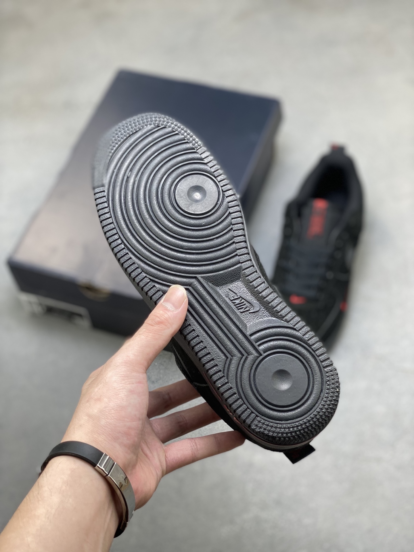 Nike Air Force 1 '07 Low Black/Red Stitching Limited Edition Sneakers 7 i1755015338624 3534 0 5