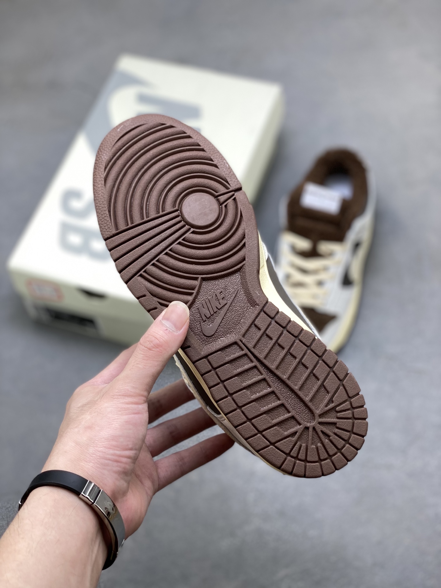 Nike Dunk Low Retro 'DIY' Custom Brown/White Sneakers, FD2629-037 7 i1755282674191 9477 0 5