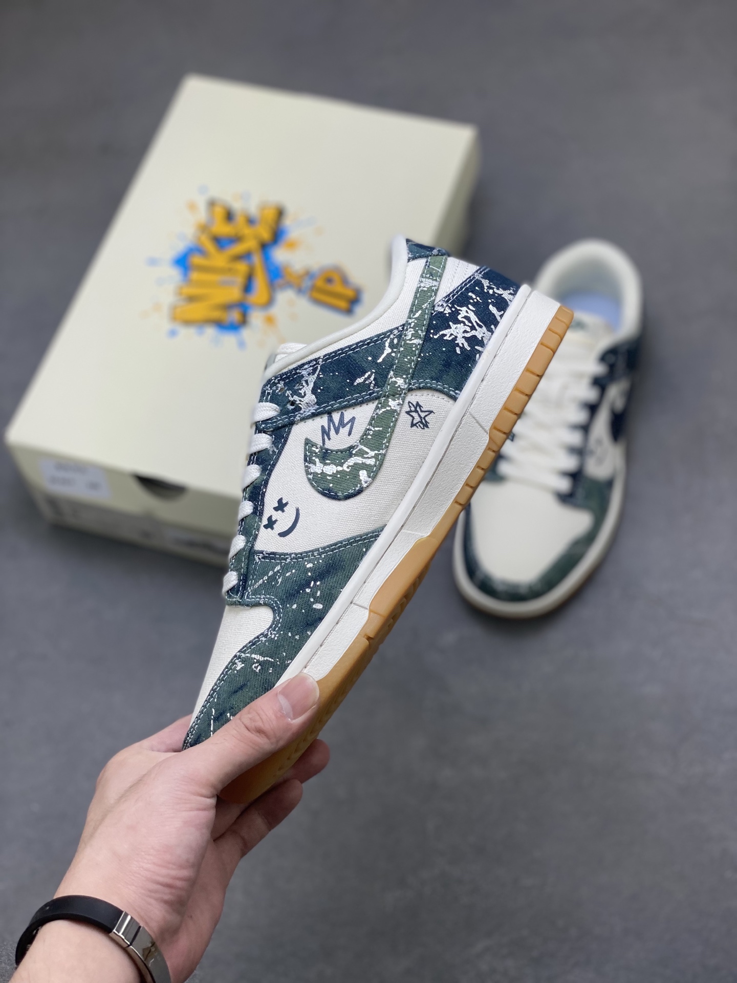 Nike SB Dunk Low Anniversary Custom Casual Skateboarding Shoes Size 36-45 3 i1757175358606 216 0 2