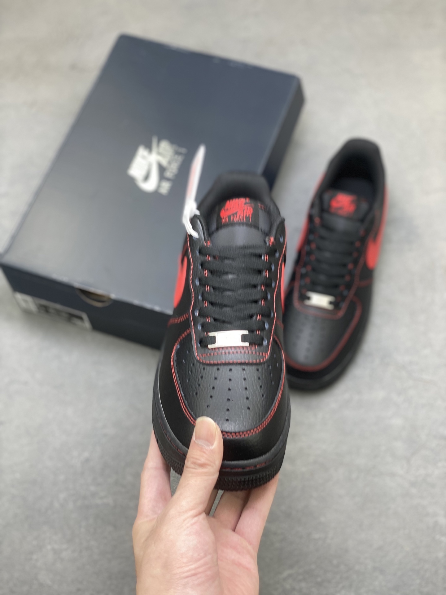 Nike Air Force 1 '07 Low Black/Red Limited Edition Sneakers HQ2037-005 3 i1757521316224 5652 0 1