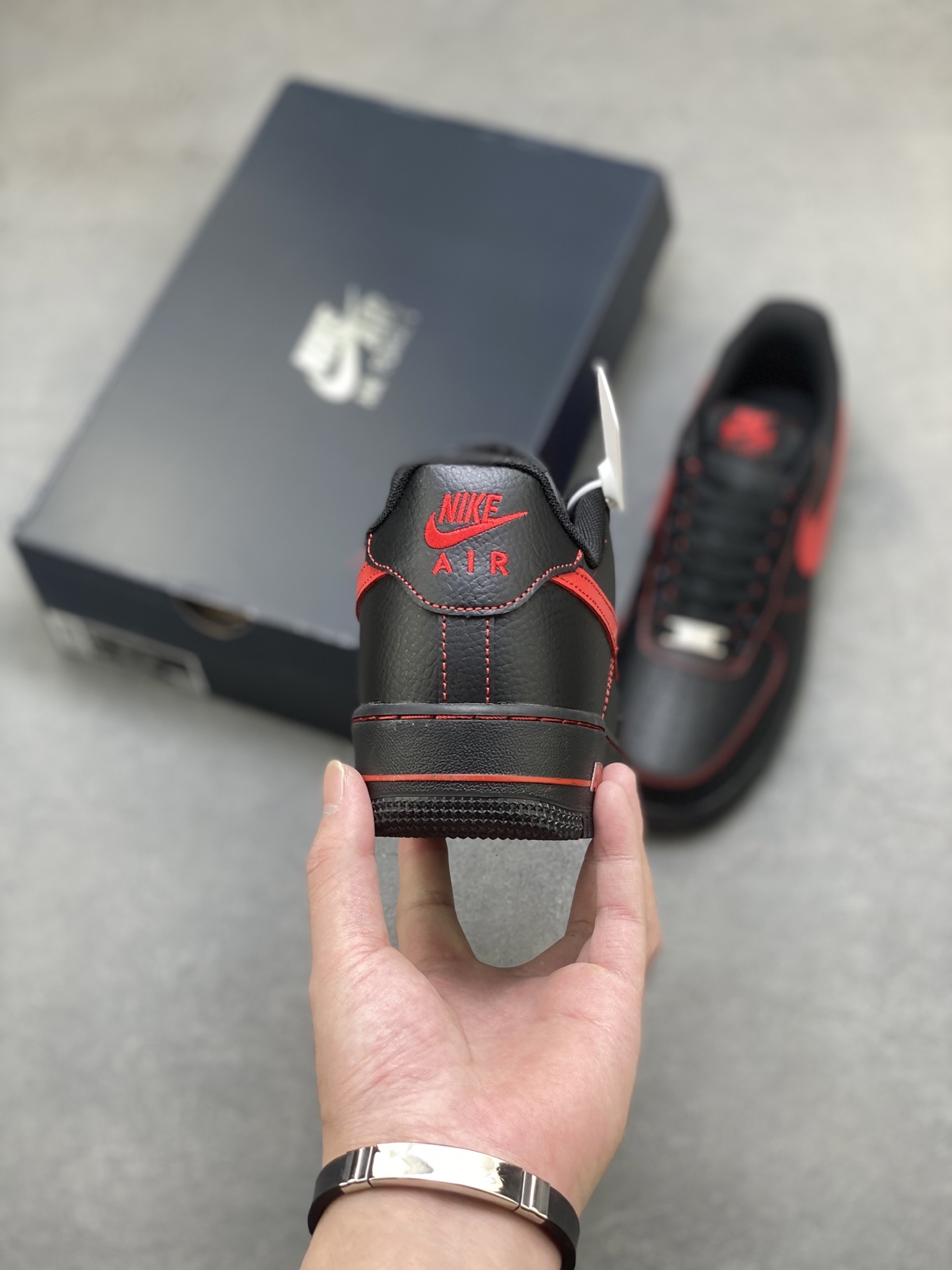 Nike Air Force 1 '07 Low Black/Red Limited Edition Sneakers HQ2037-005 5 i1757521316249 2751 0 3