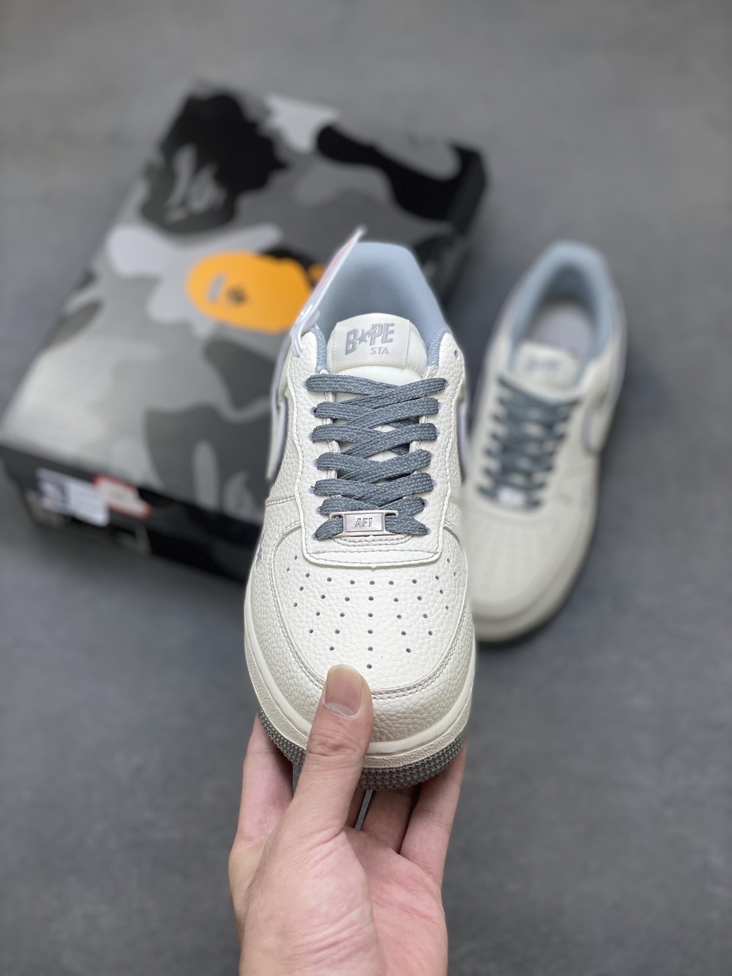 Nike Air Force 1 '07 Low Bape Collaboration Cream Sneakers Limited Edition 3 i1757521371527 5868 0 1