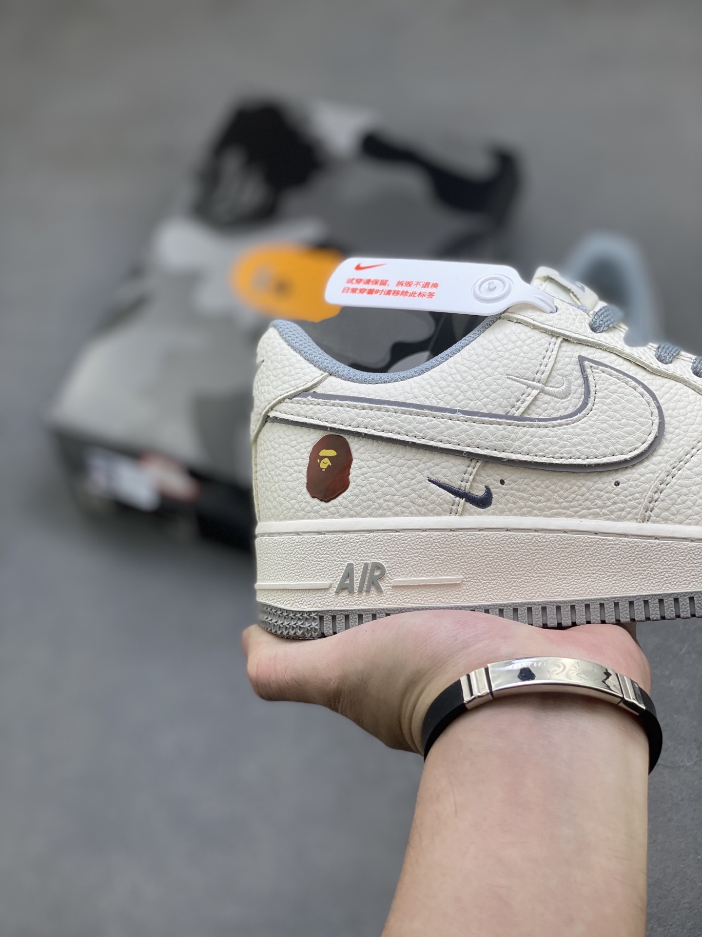 Nike Air Force 1 '07 Low Bape Collaboration Cream Sneakers Limited Edition 6 i1757521373495 1359 0 4