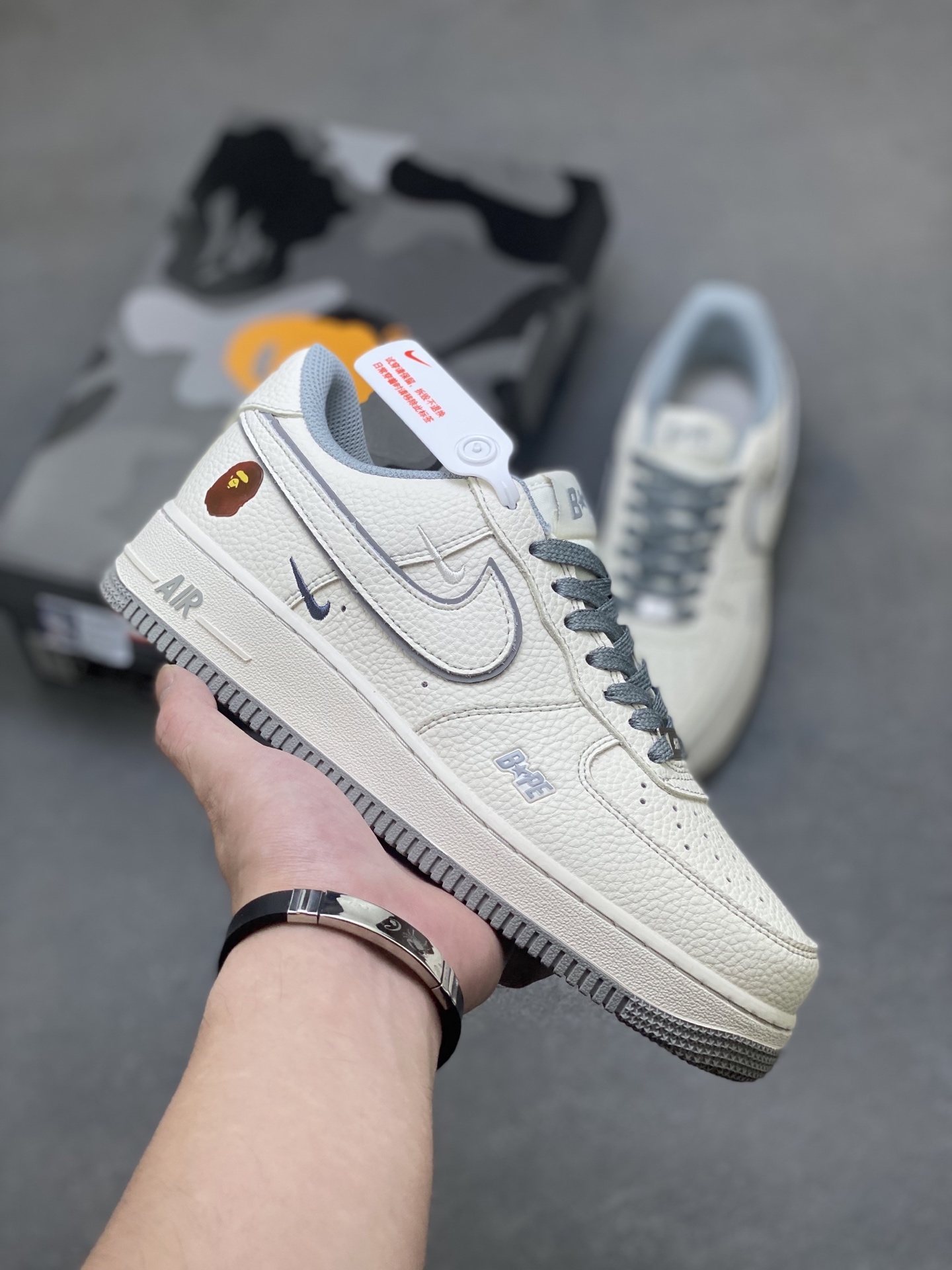 Nike Air Force 1 '07 Low Bape Collaboration Cream Sneakers Limited Edition 2 i1757521373557 1860 0 0