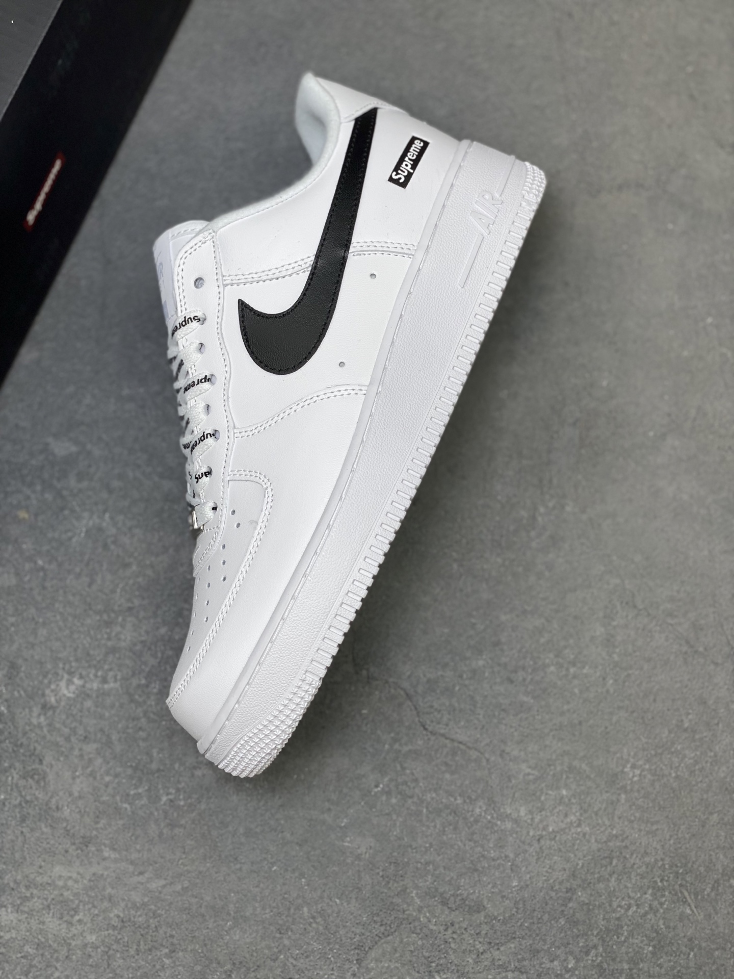 Nike Air Force 1 '07 Low White/Black Sneakers CU9225-102 Limited Edition 8 i1760717214265 9906 0 6