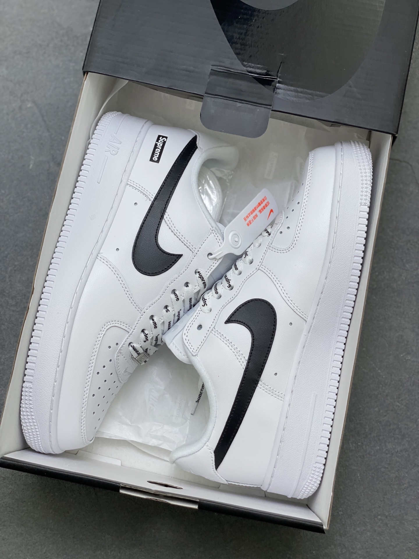 Nike Air Force 1 '07 Low White/Black Sneakers CU9225-102 Limited Edition 10 i1760717214438 9031 0 8