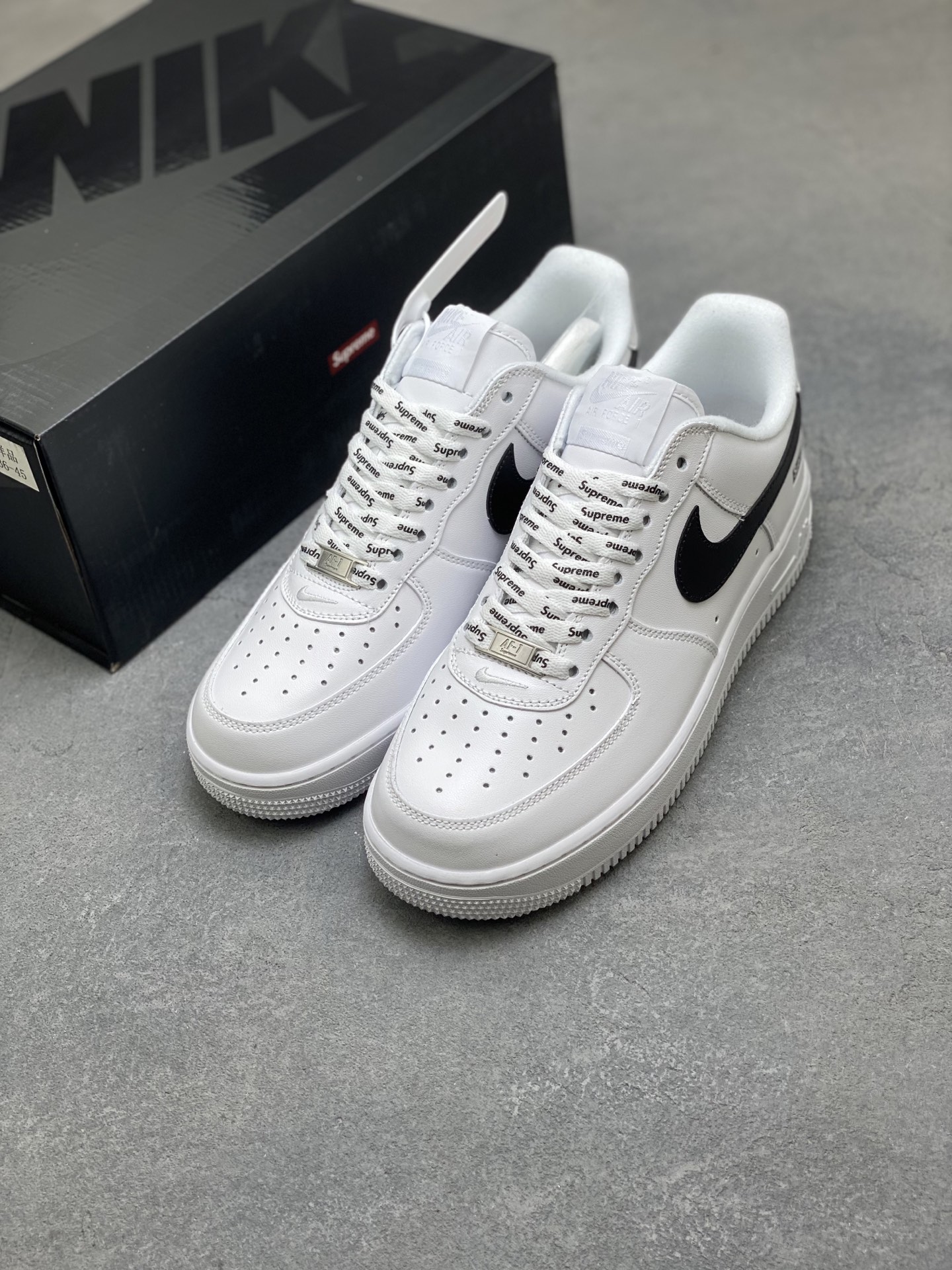 Nike Air Force 1 '07 Low White/Black Sneakers CU9225-102 Limited Edition 9 i1760717216595 9859 0 7