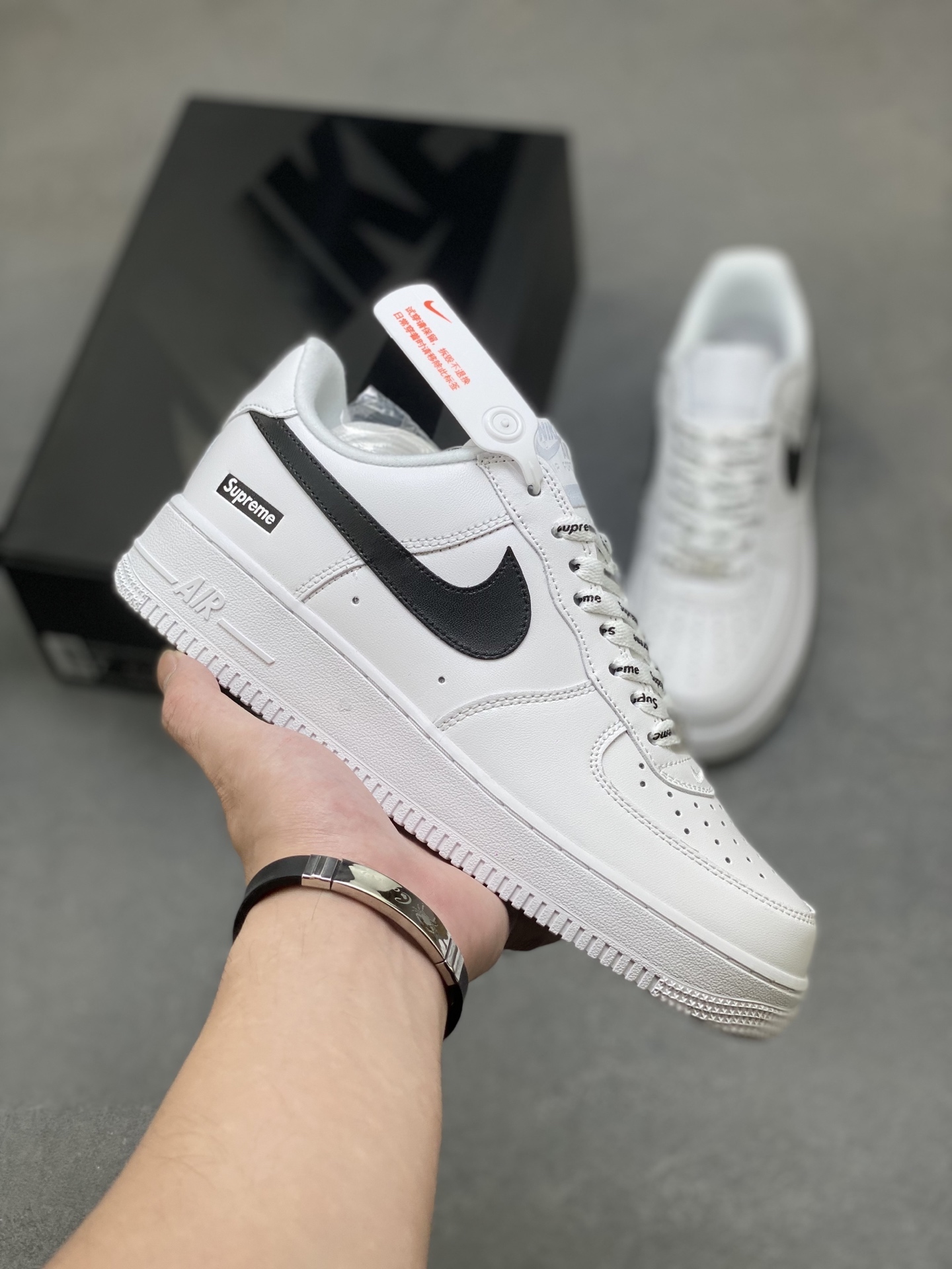 Nike Air Force 1 '07 Low White/Black Sneakers CU9225-102 Limited Edition