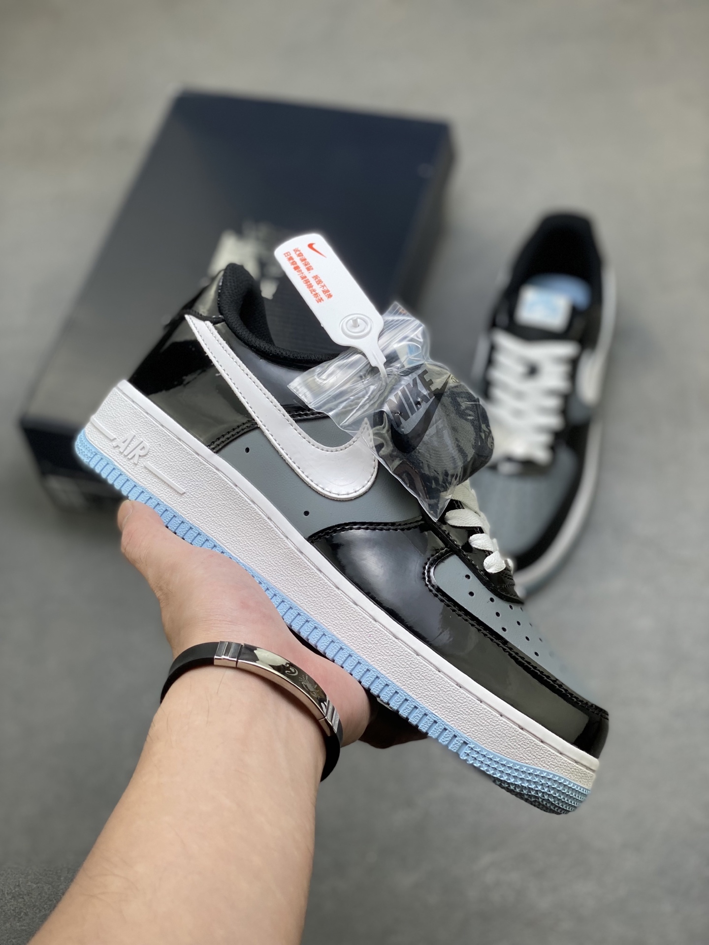 Nike Air Force 1 '07 Low Black/Grey Limited Edition Sneakers