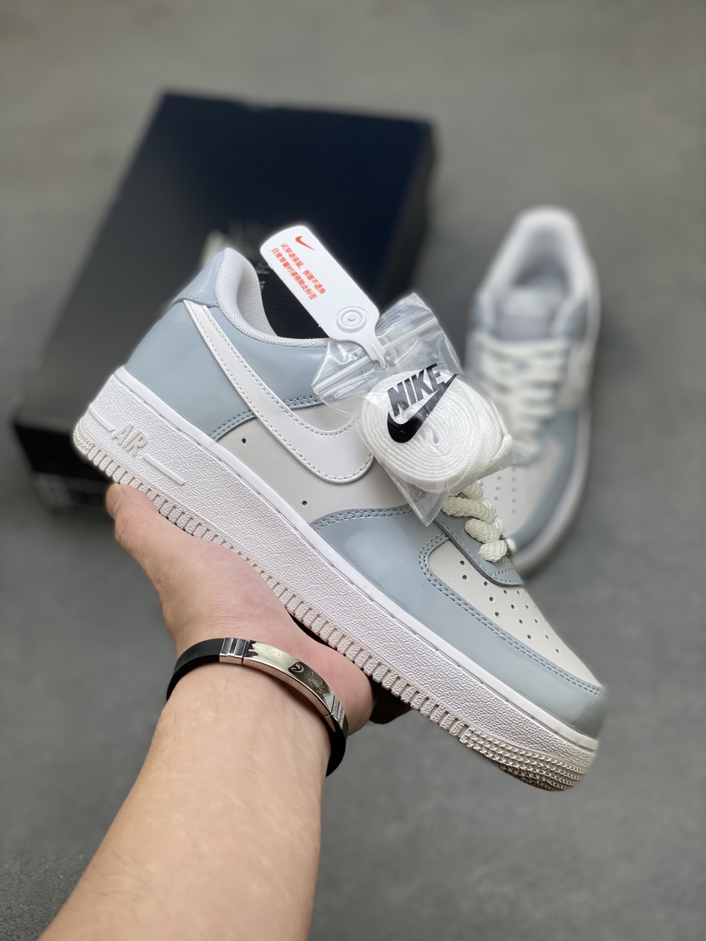 Nike Air Force 1 '07 Low Sneakers - Light Grey/White - Limited Edition