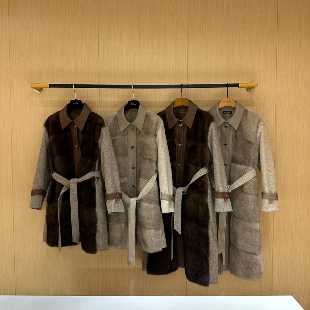 Loro Piana Wool & Mink Fur Coat with Goose Down Padding - Elegant Outerwear 10 i1732589006 5008 0