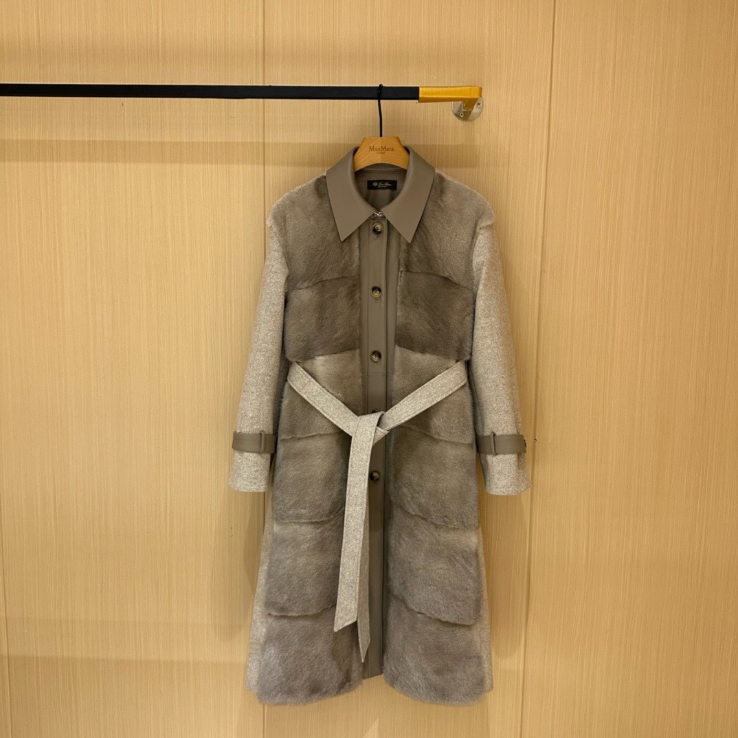 Loro Piana Wool & Mink Fur Coat with Goose Down Padding - Elegant Outerwear 6 i1732589006 5279 3