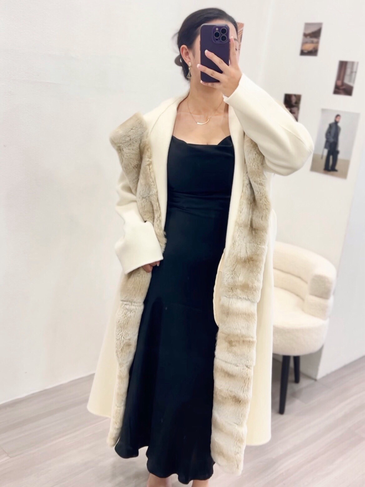Loro Piana Inspired Wool-Blend Hooded Coat with Rex Rabbit Fur Trim 3 i1733034860 3506 1