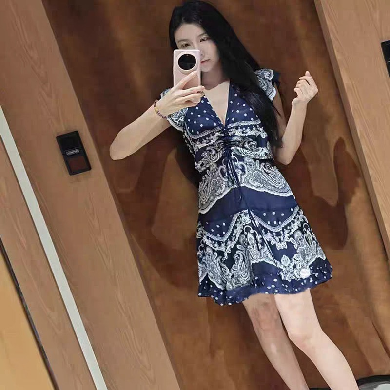 Elegant Floral V-Neck Ruffle Hem Mini Dress - Chic and Comfortable Summer Style 8 i1748078952 5430 6