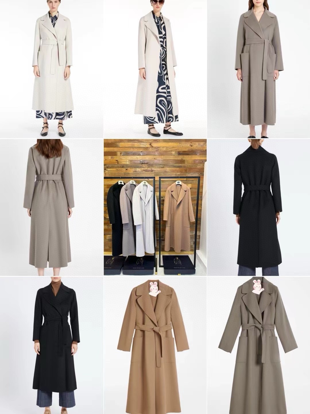 S Maxmara Paolore Black Wool Coat - Longline Classic Robe Style 2 i1758515344 9696 5