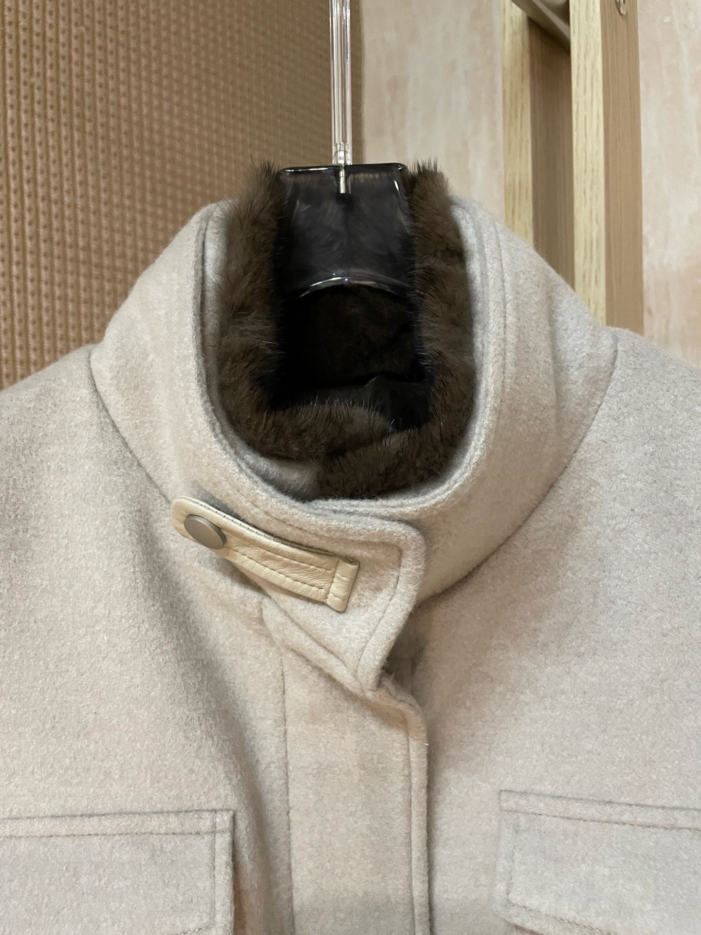 Luxury Women's Wool-Cashmere Blend Coat with Sable and Mink Fur Trim 6 i1759471465 8728 0