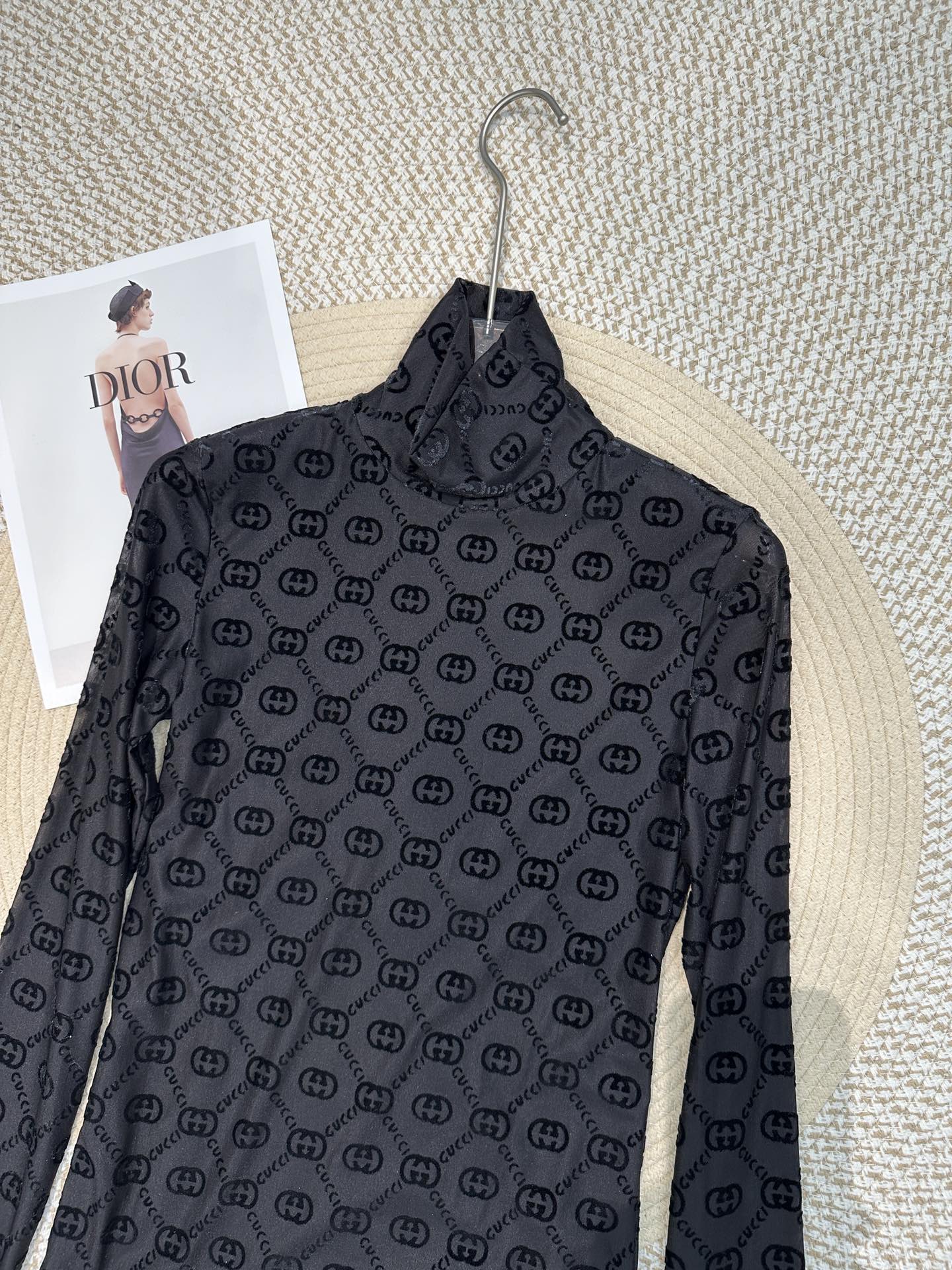 Gucci 2025 Fall/Winter Burnout Logo Undershirt - Sexy & Chic 5 i1759813421 3431 6