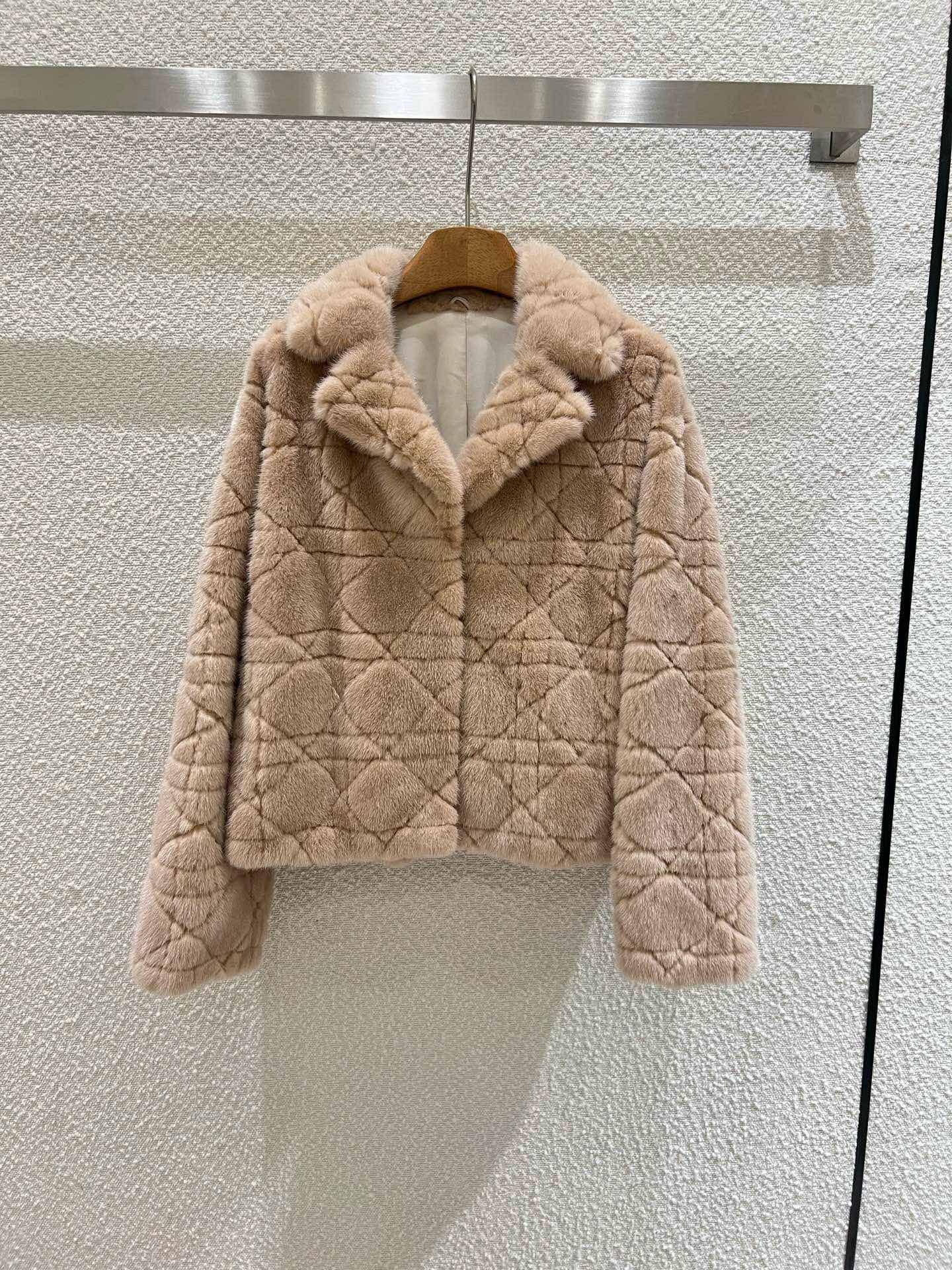 Handmade Mink Fur Coat with Cannage Pattern & CD Embroidery 5 i1759819578 4680 1