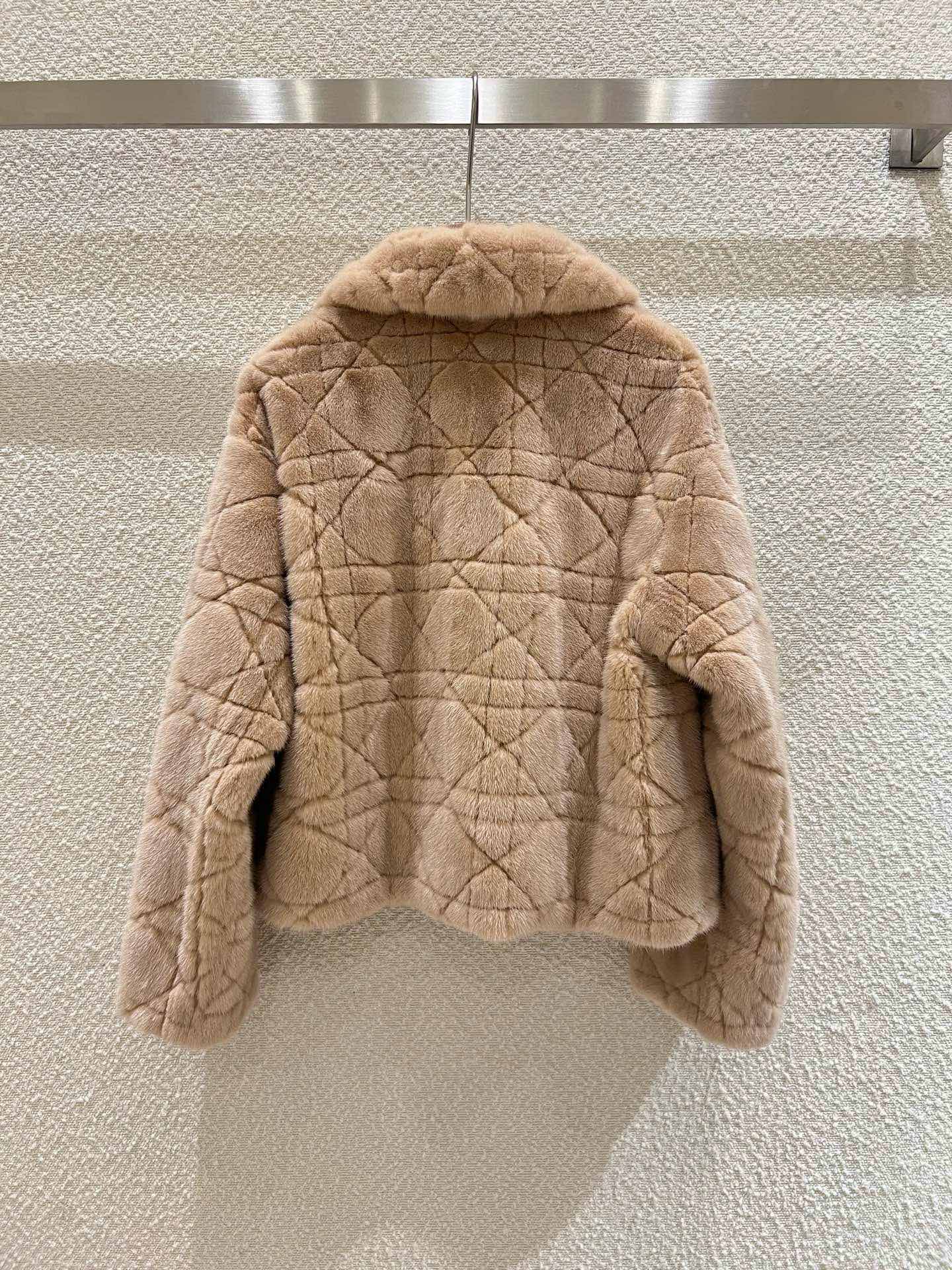 Handmade Mink Fur Coat with Cannage Pattern & CD Embroidery 7 i1759819579 1644 2