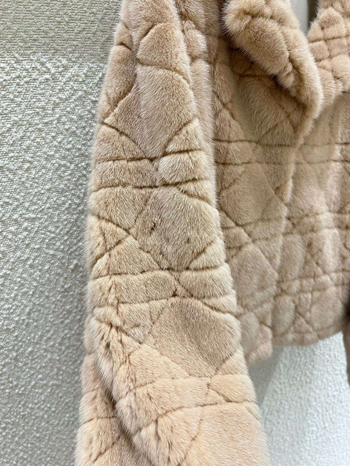 Handmade Mink Fur Coat with Cannage Pattern & CD Embroidery 10 i1759819579 3993 5