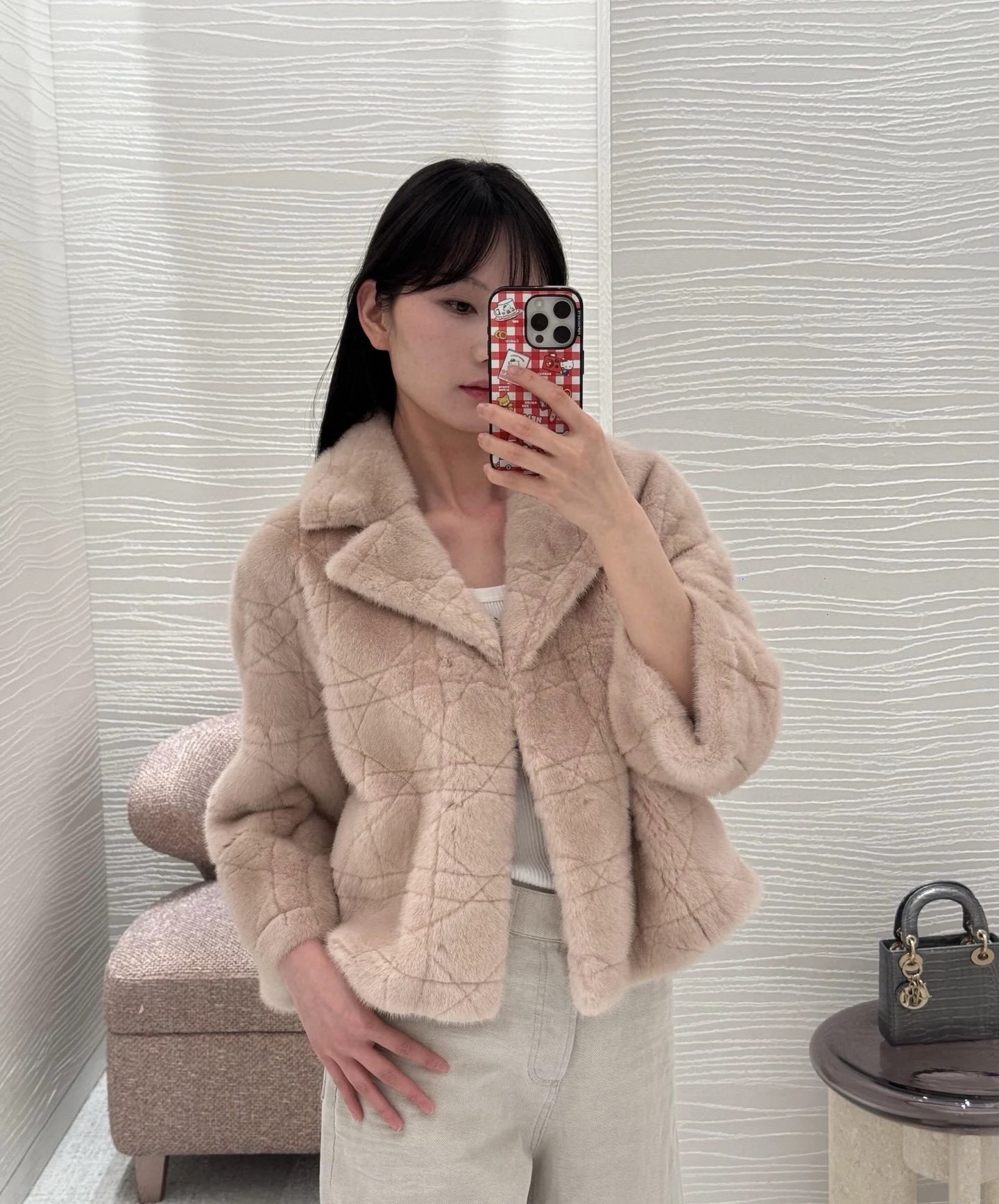 Handmade Mink Fur Coat with Cannage Pattern & CD Embroidery 3 i1759819579 5876 3