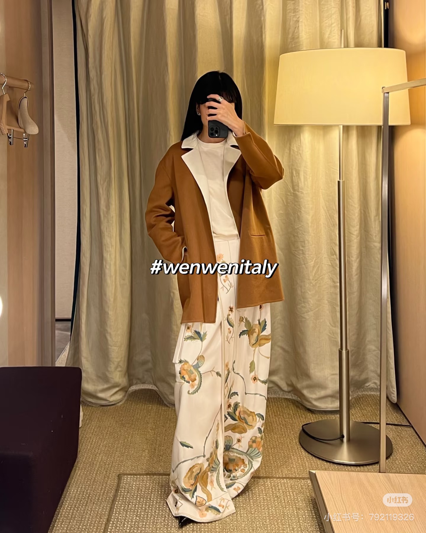 Elegant Caramel Double-Faced Wool-Blend Coat with Belted Waist - New Autumn/Winter 2 i1759979911 8405 1