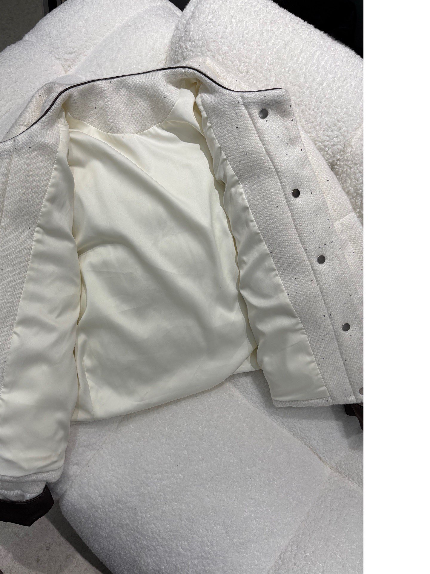 Fendi Cashmere Knit Goose Down Puffer Jacket with Sequin Embellishments 8 i1761815294 903 6