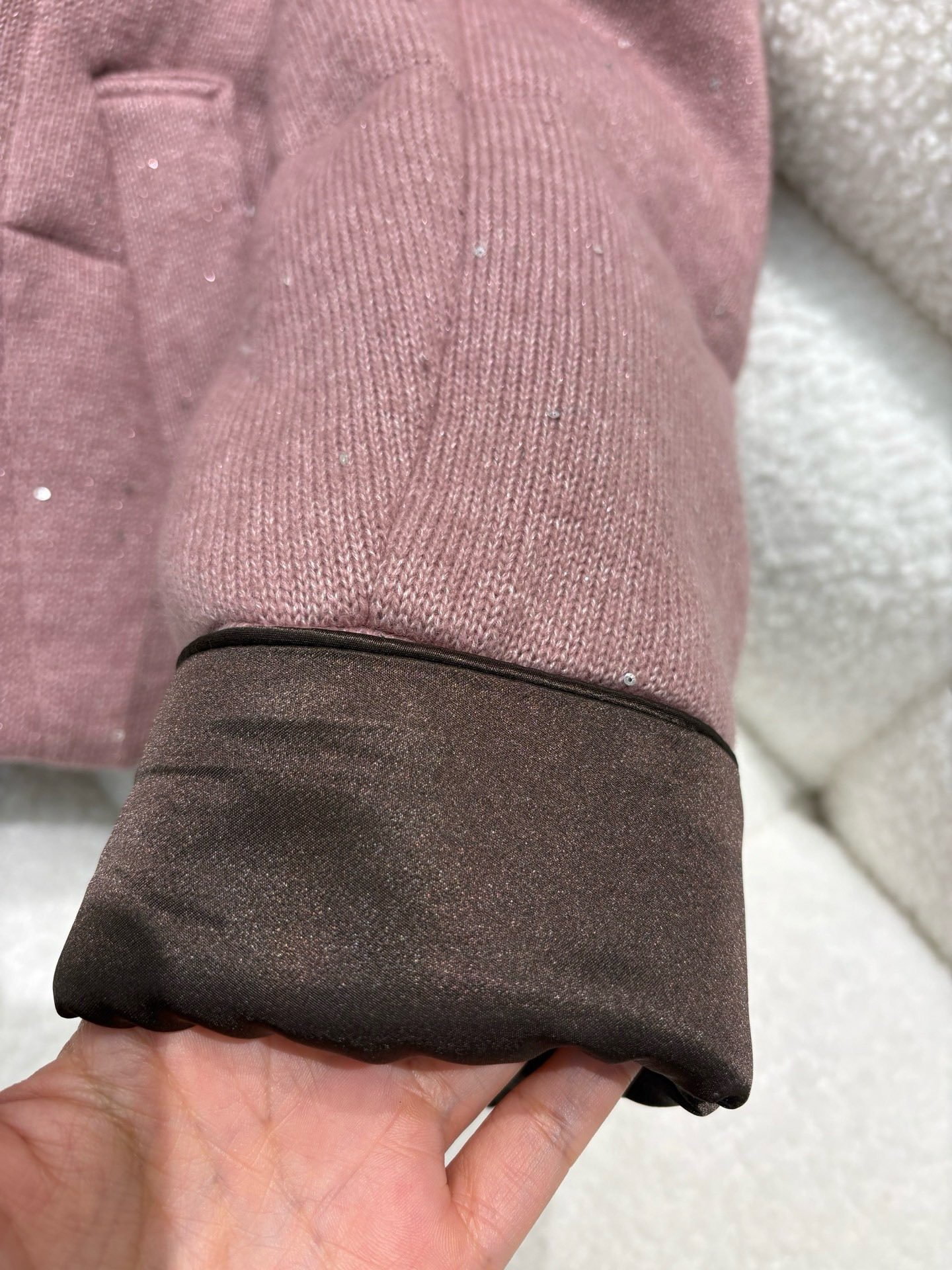 Fendi Cashmere Knit Goose Down Puffer Jacket with Sequin Embellishments 10 i1761815317 9534 7