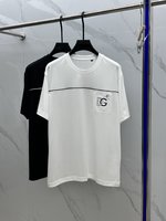 Good Quality Replica
 Dolce & Gabbana Clothing T-Shirt Cotton Fashion Short Sleeve