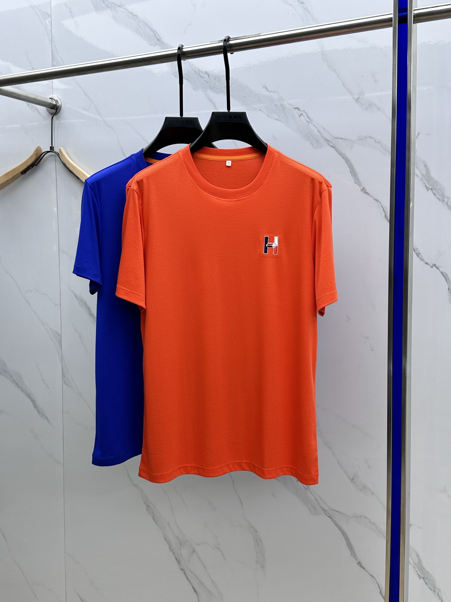 La meilleure réplique de qualité
 Hermes Vêtements T-Shirt Imprimé Coton mercerisé Manches courtes