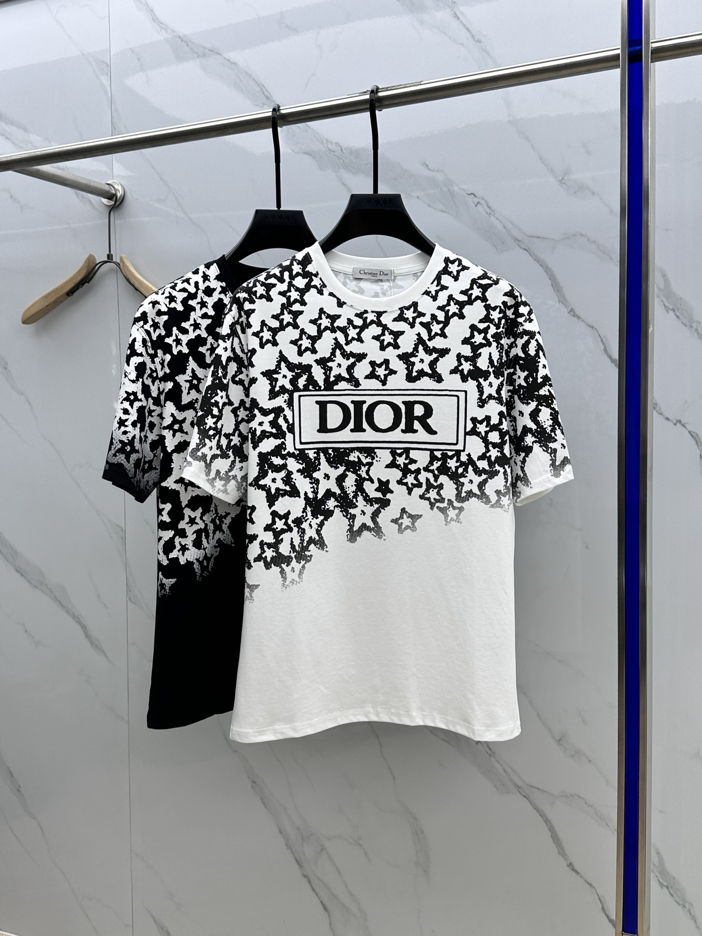 Dior Clothing T-Shirt Embroidery Cotton Mercerized Summer Collection