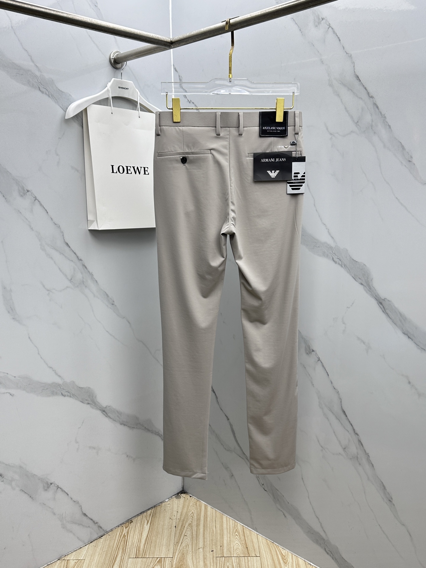 🆕Amani阿玛尼 春夏新品休闲裤西裤，官网同步发售，裤身工艺设计，客供辅料、面料定制，柔软丝滑，代工厂