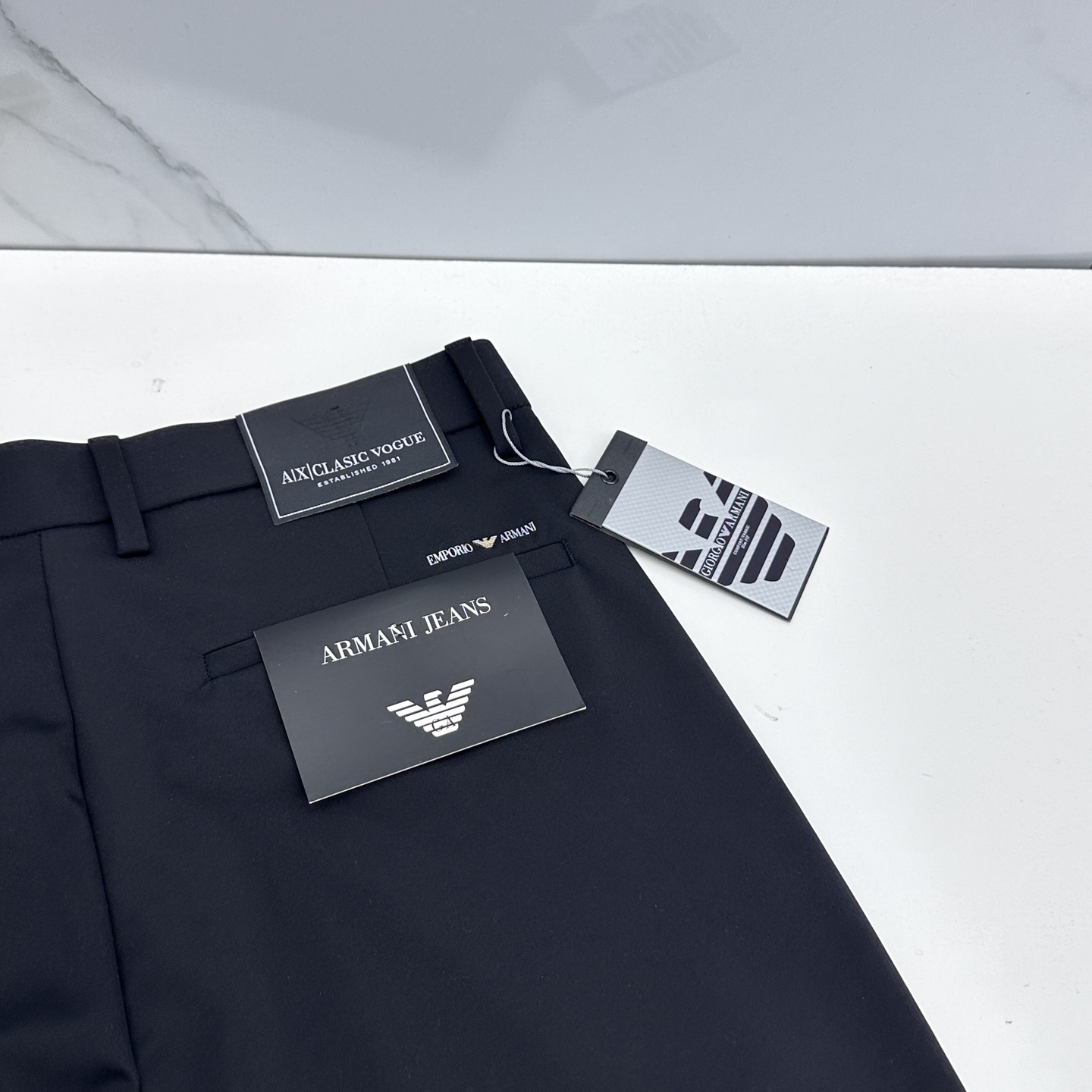 🆕Amani阿玛尼 春夏新品休闲裤西裤，官网同步发售，裤身工艺设计，客供辅料、面料定制，柔软丝滑，代工厂