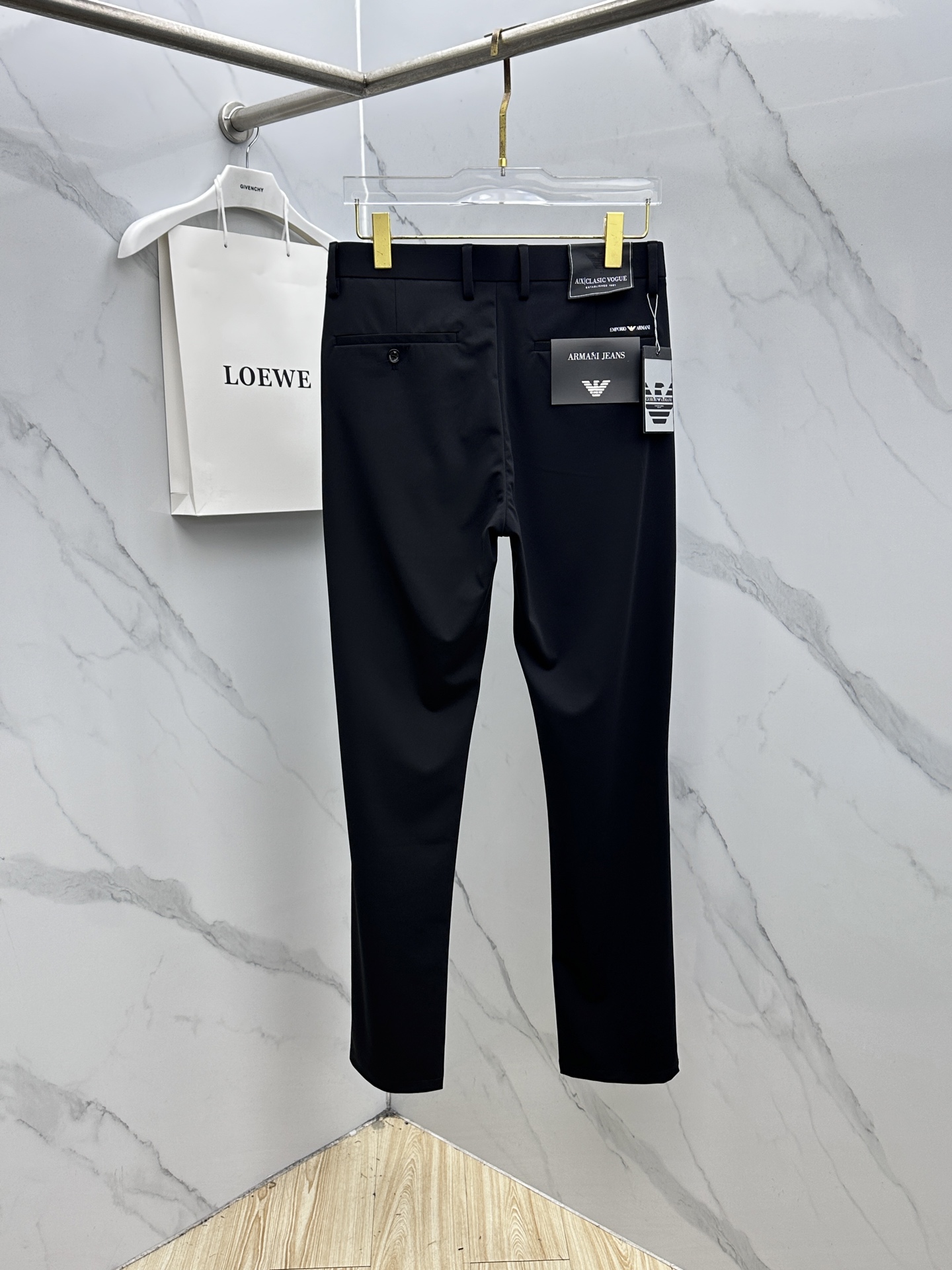 🆕Amani阿玛尼 春夏新品休闲裤西裤，官网同步发售，裤身工艺设计，客供辅料、面料定制，柔软丝滑，代工厂