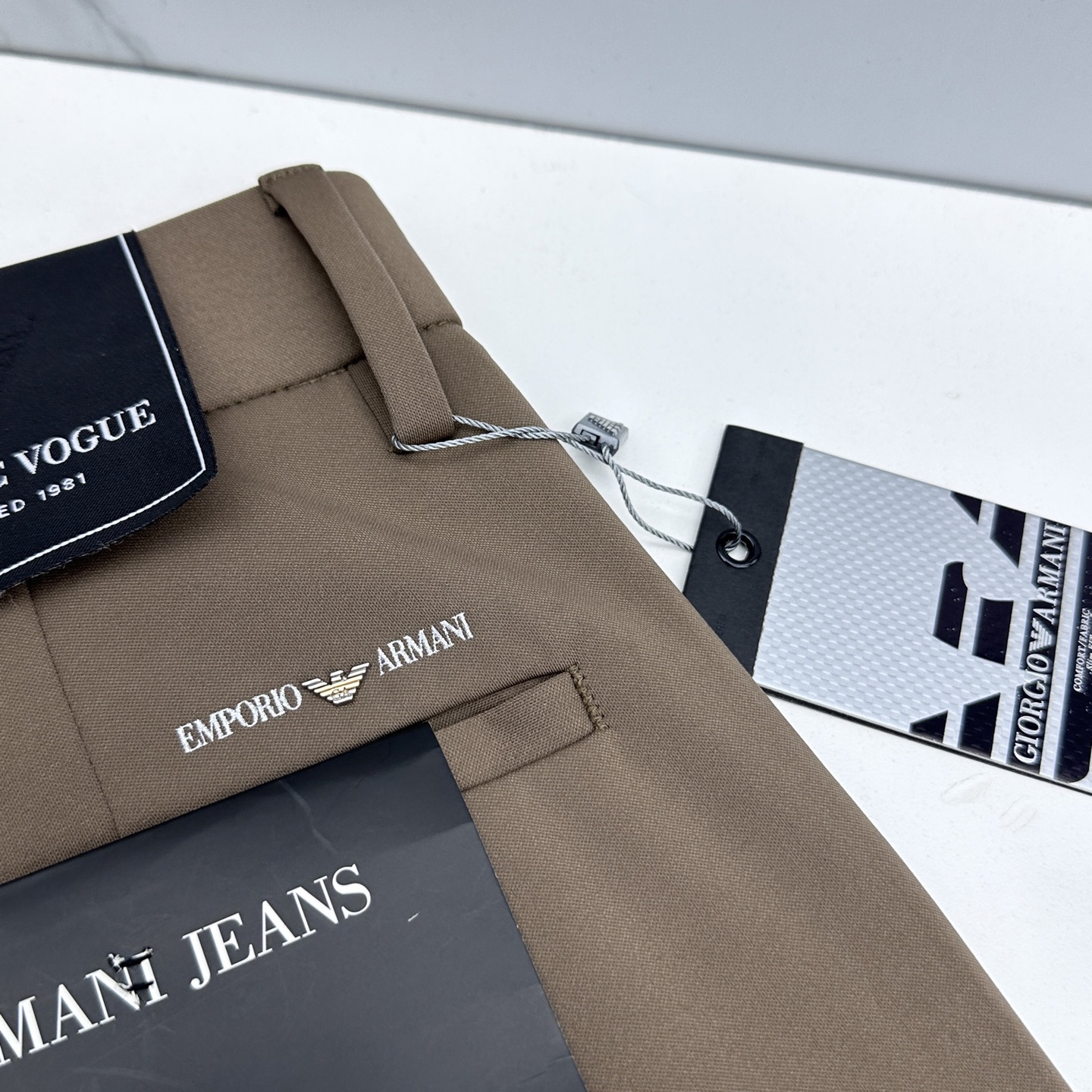 🆕Amani阿玛尼 春夏新品休闲裤西裤，官网同步发售，裤身工艺设计，客供辅料、面料定制，柔软丝滑，代工厂