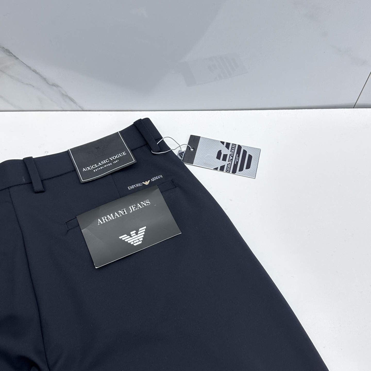 🆕Amani阿玛尼 春夏新品休闲裤西裤，官网同步发售，裤身工艺设计，客供辅料、面料定制，柔软丝滑，代工厂